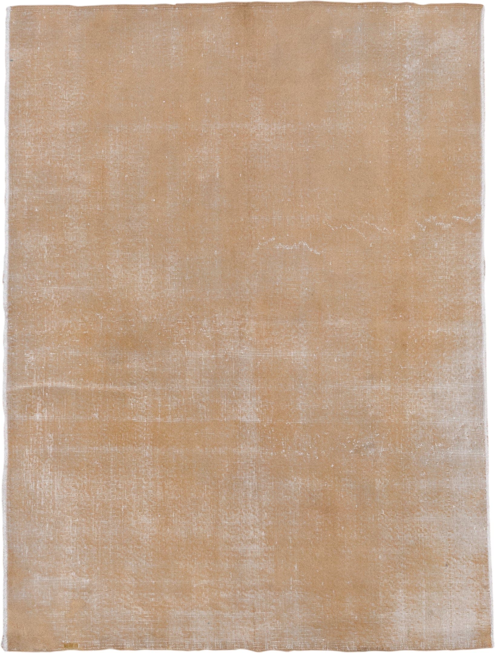 5' x 6' one-of-a-kind handmade vintage Sparta rug. Color palette: camel, beige, ivory, tan