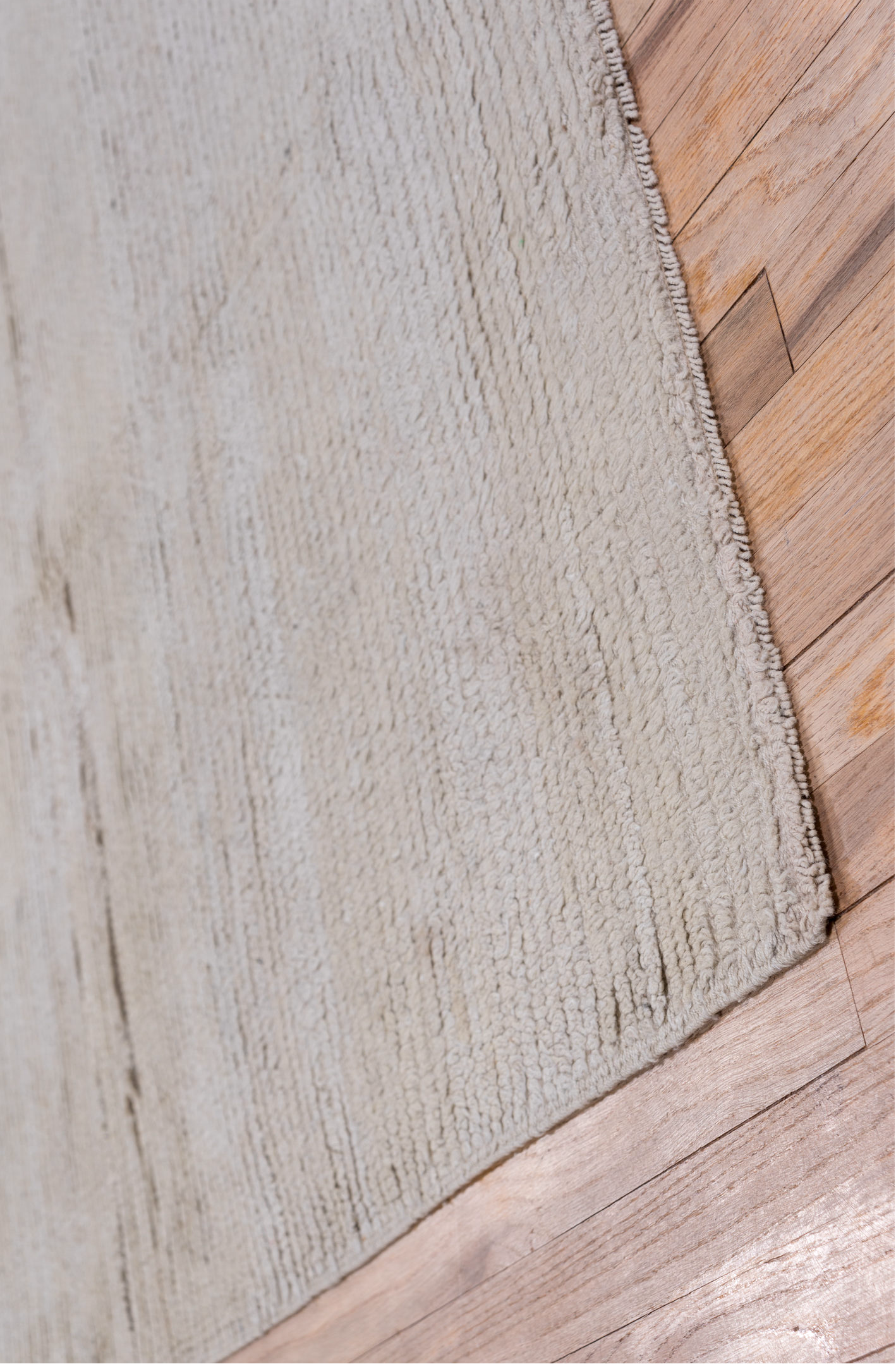 4' x 6' one-of-a-kind handmade vintage Tulu small size rug. Color palette: dark gray, gray, light gray, off-white, pink