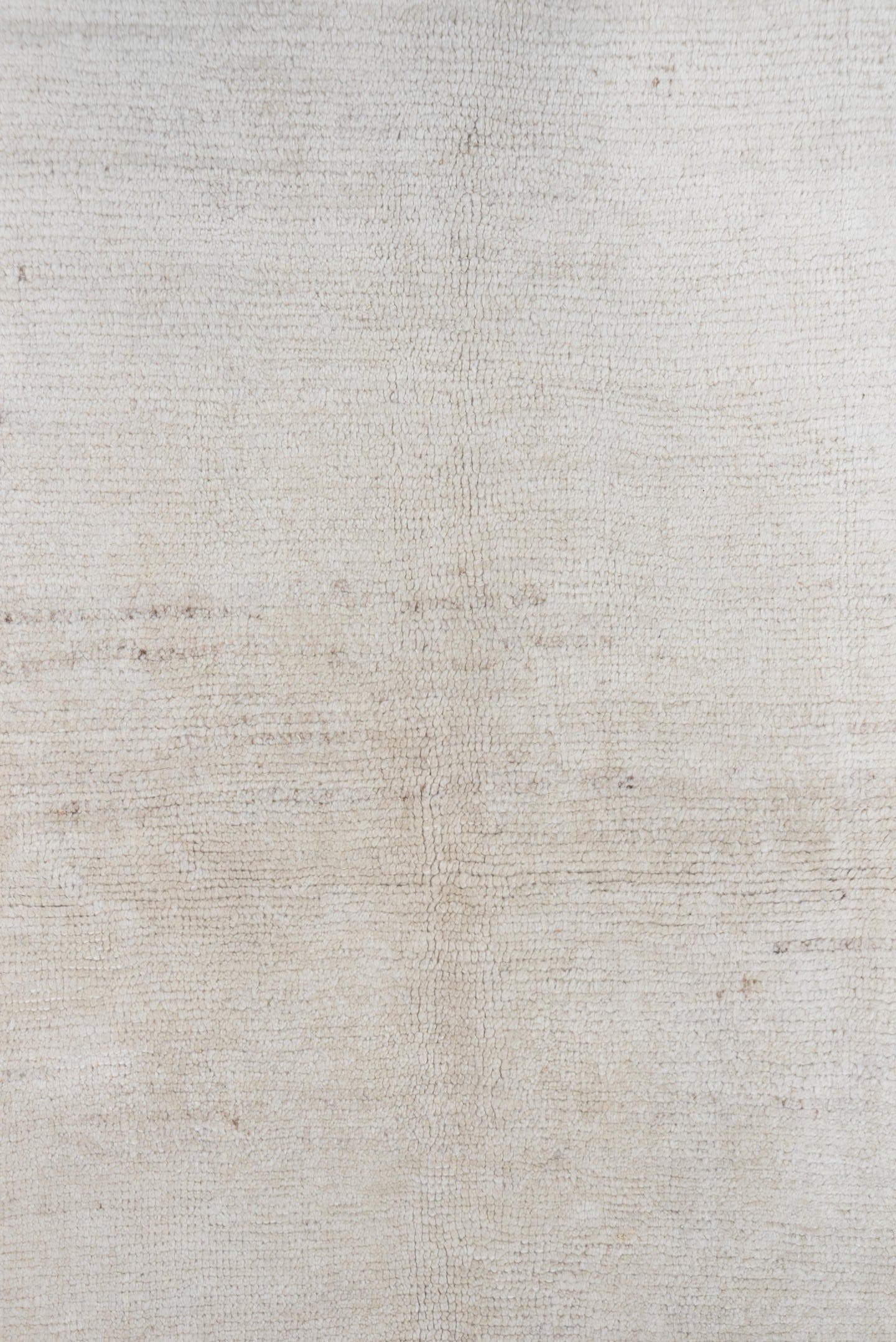 5' x 8' one-of-a-kind handmade antique Tulu medium size rug. Color palette: ivory, cream, beige, taupe, gray