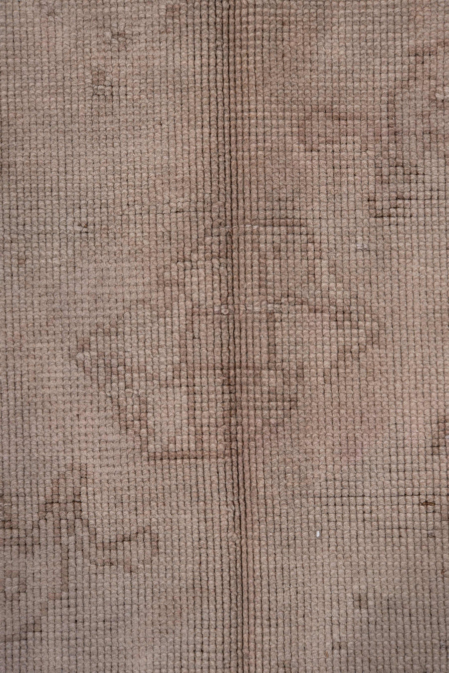 5' x 10' one-of-a-kind handmade antique Oushak medium size rug. Color palette: taupe, beige, ivory, camel, sand, light brown