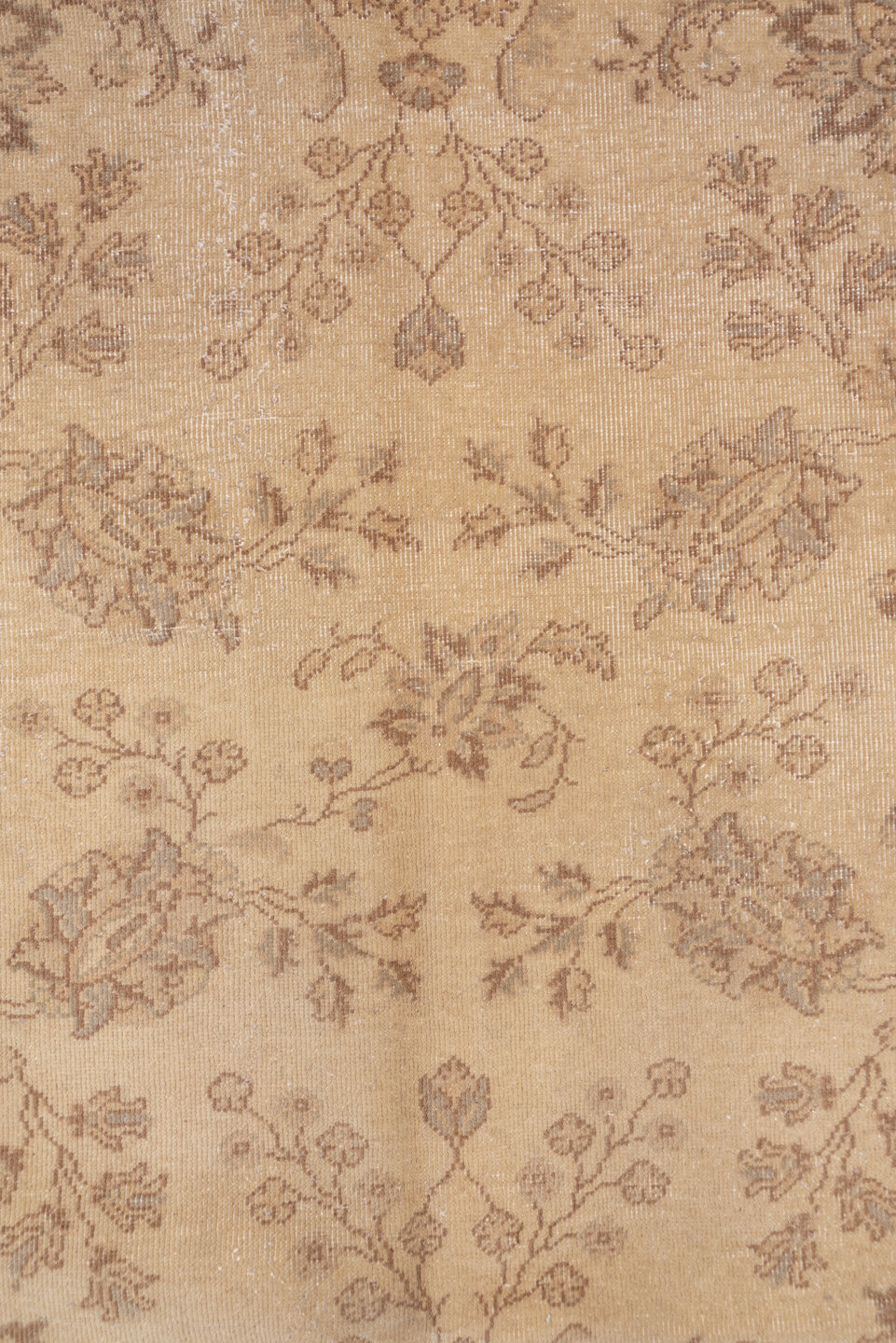 8' x 11' one-of-a-kind handmade antique Sivas large size rug. Color palette: ivory, beige, taupe, camel, sand, gray