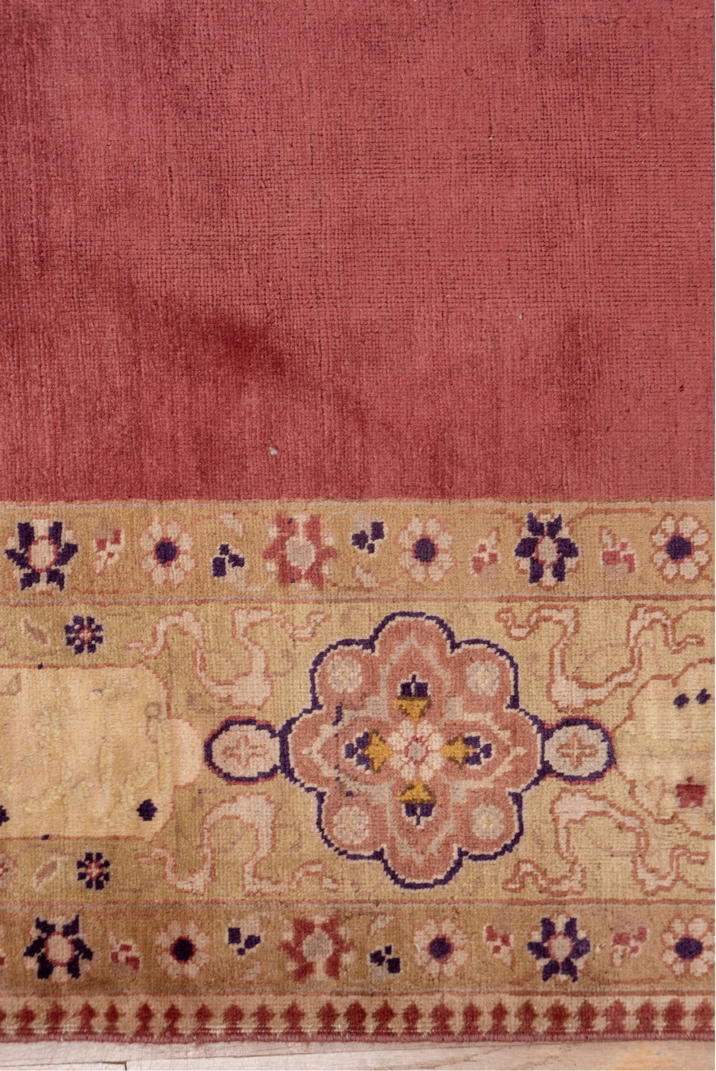 6' x 8' one-of-a-kind handmade vintage Tabriz medium size rug. Color palette: brown, indian red, orange, pink, red
