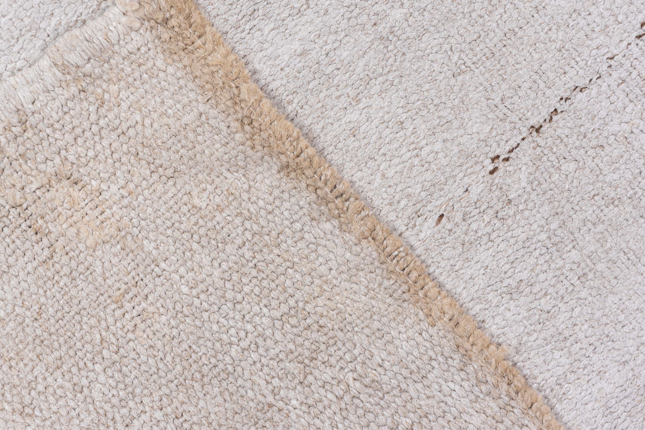 9' x 10' one-of-a-kind handmade antique Hemp Kilim large size rug. Color palette: ivory, cream, taupe, beige, gray