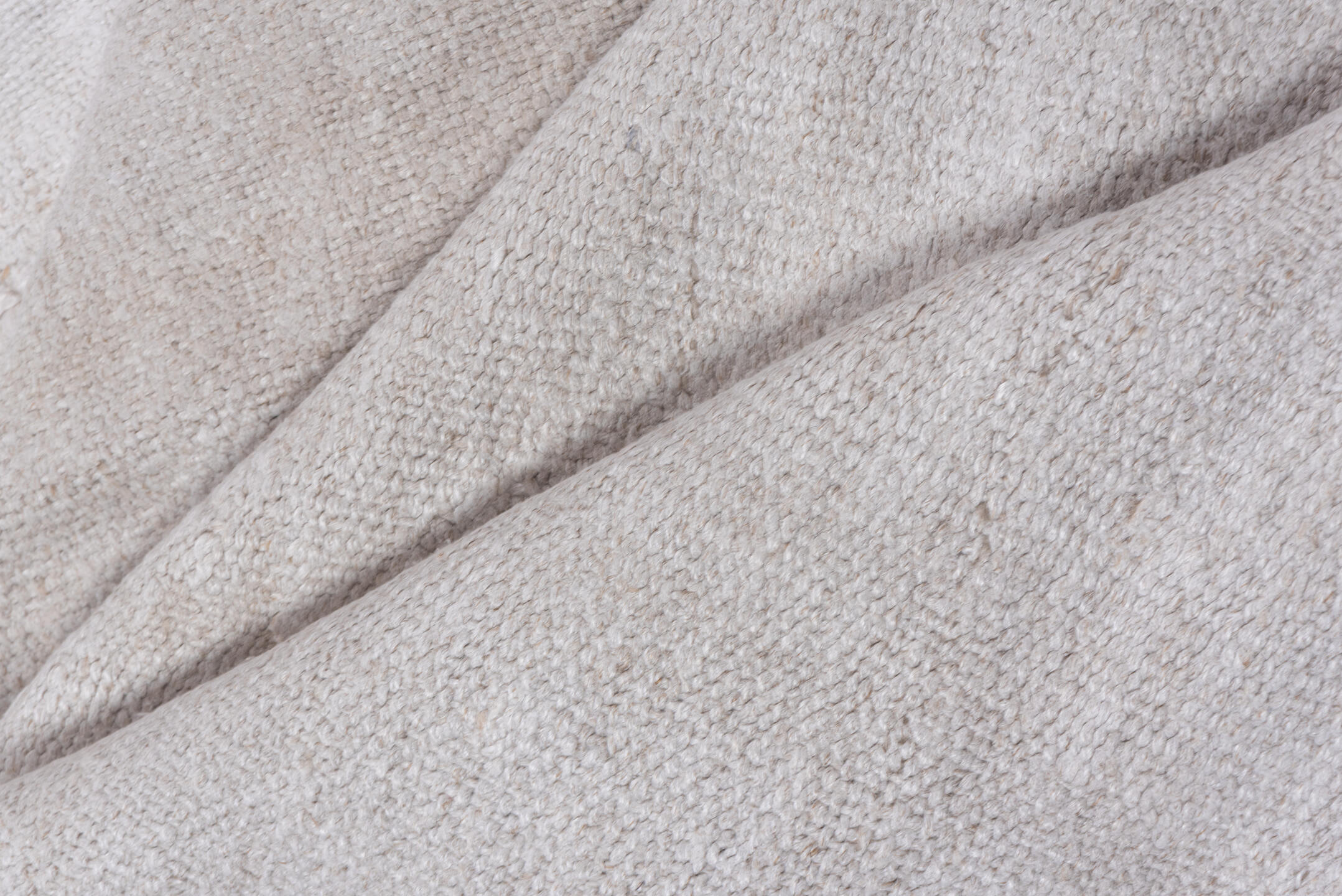 9' x 10' one-of-a-kind handmade vintage Hemp Kilim large size rug. Color palette: gainsboro, gray, light gray, off-white