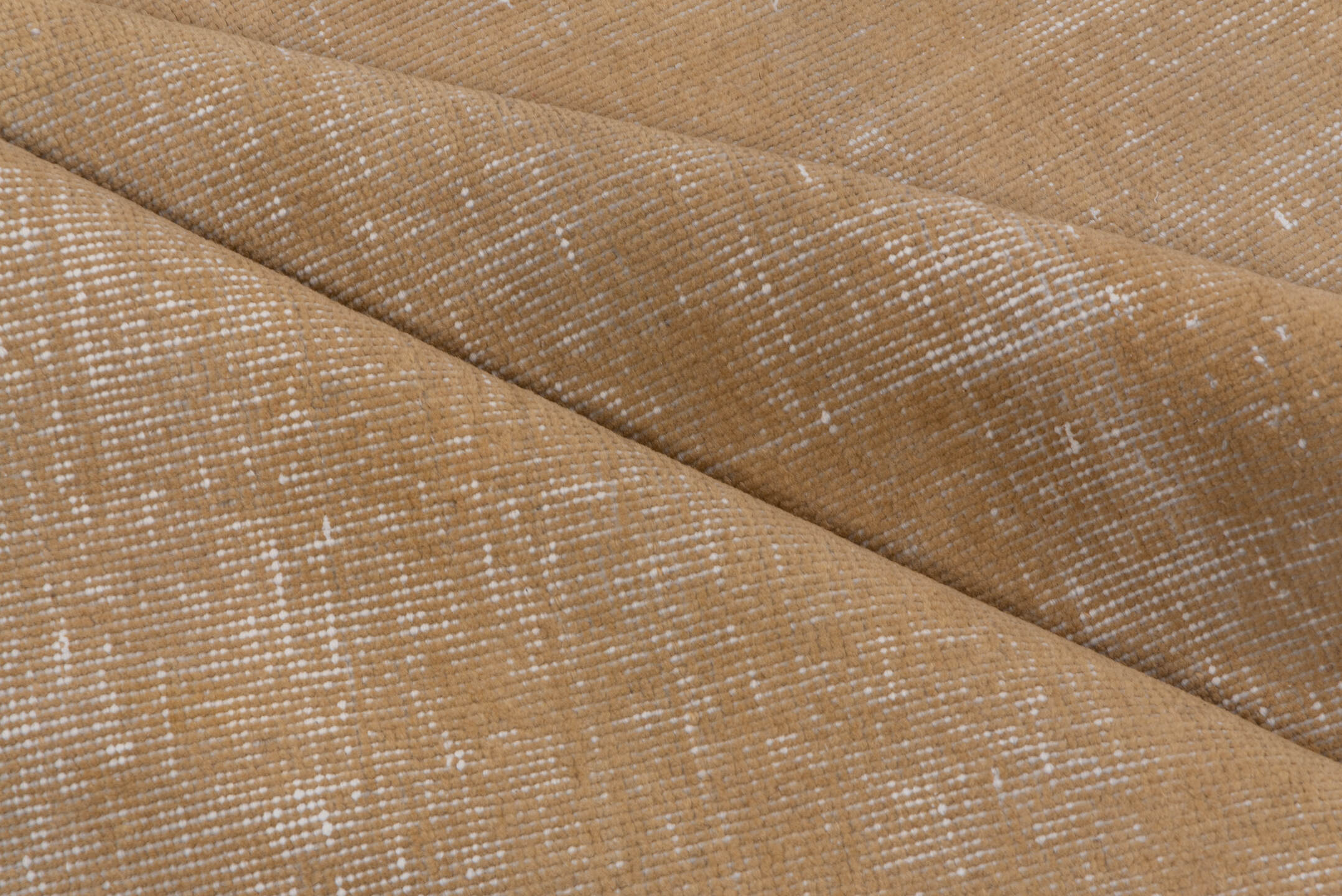5' x 6' one-of-a-kind handmade vintage Sparta rug. Color palette: camel, beige, ivory, tan