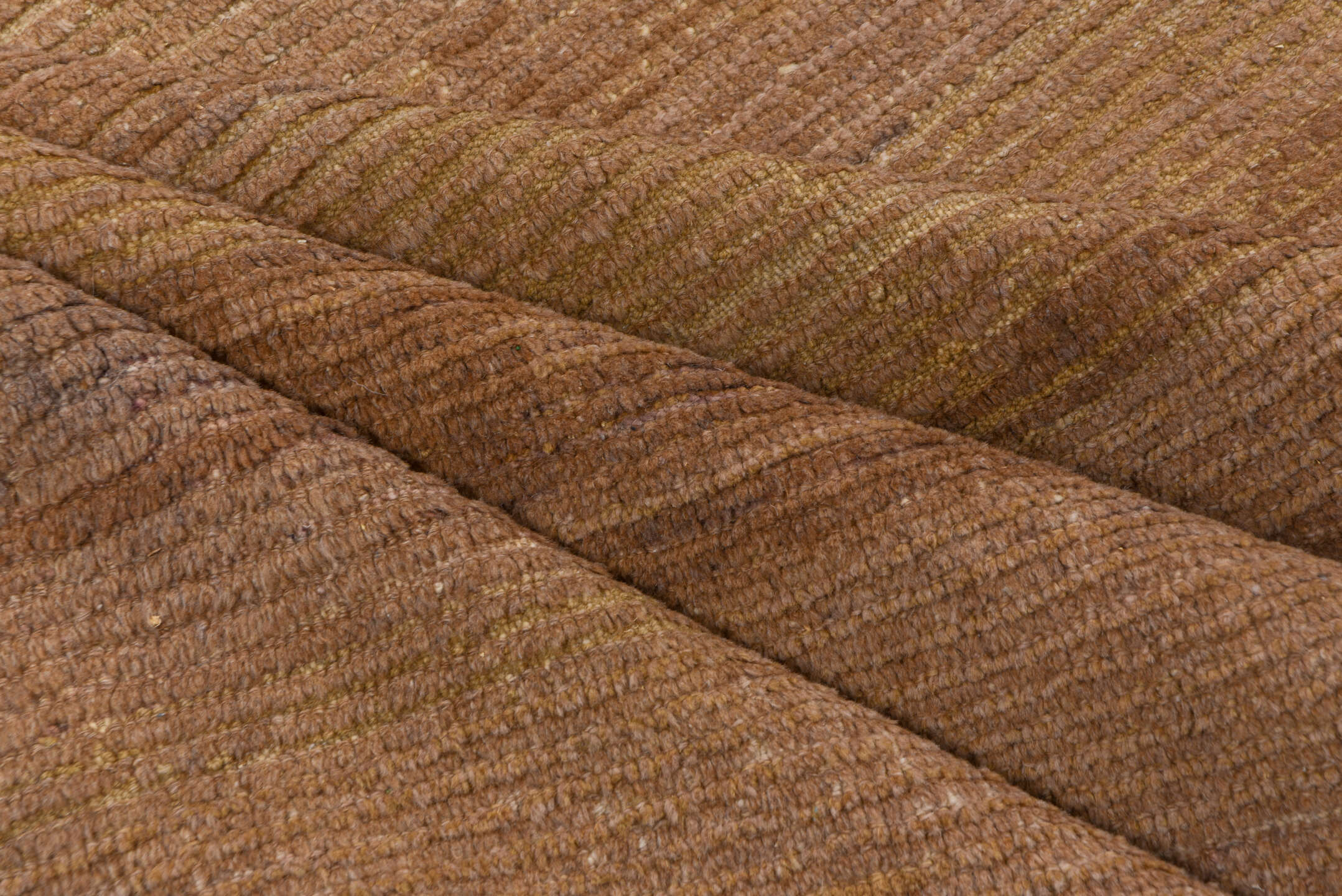 6' x 8' one-of-a-kind handmade vintage Tulu medium size rug. Color palette: brown, gray, light gray, off-white, pink, snow