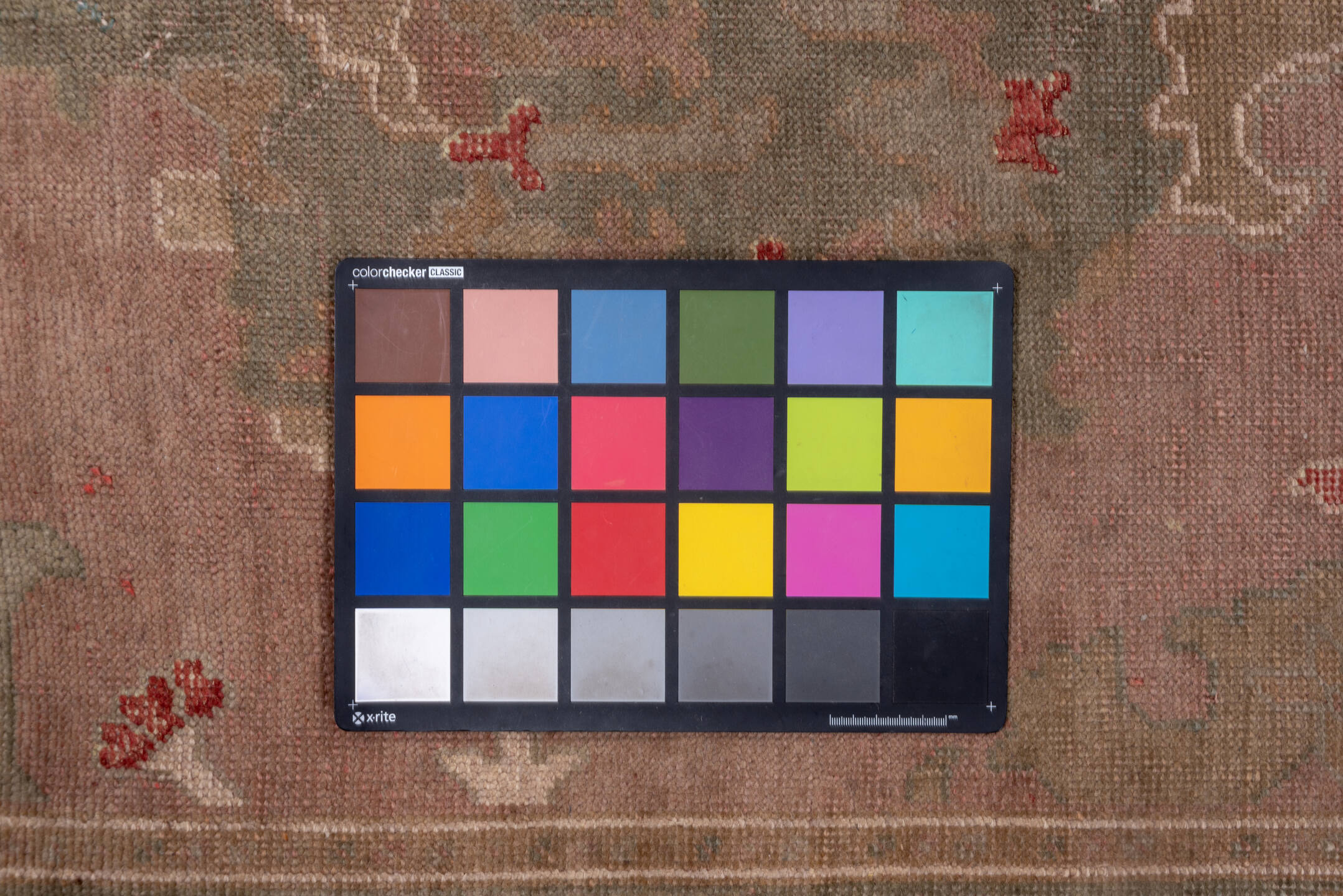 4' x 16' one-of-a-kind handmade vintage Oushak runner rug. Color palette: brown, gray, off-white, pink, red, snow, white