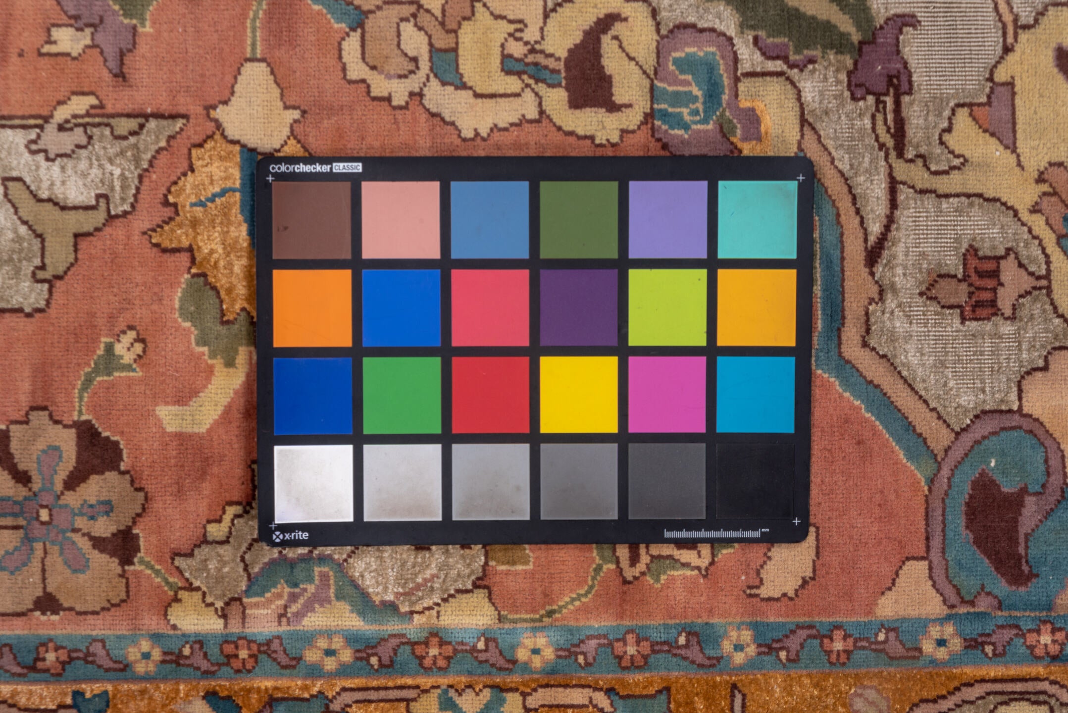 4' x 13' one-of-a-kind handmade vintage Agra runner rug. Color palette: brown, gray, light gray, pink