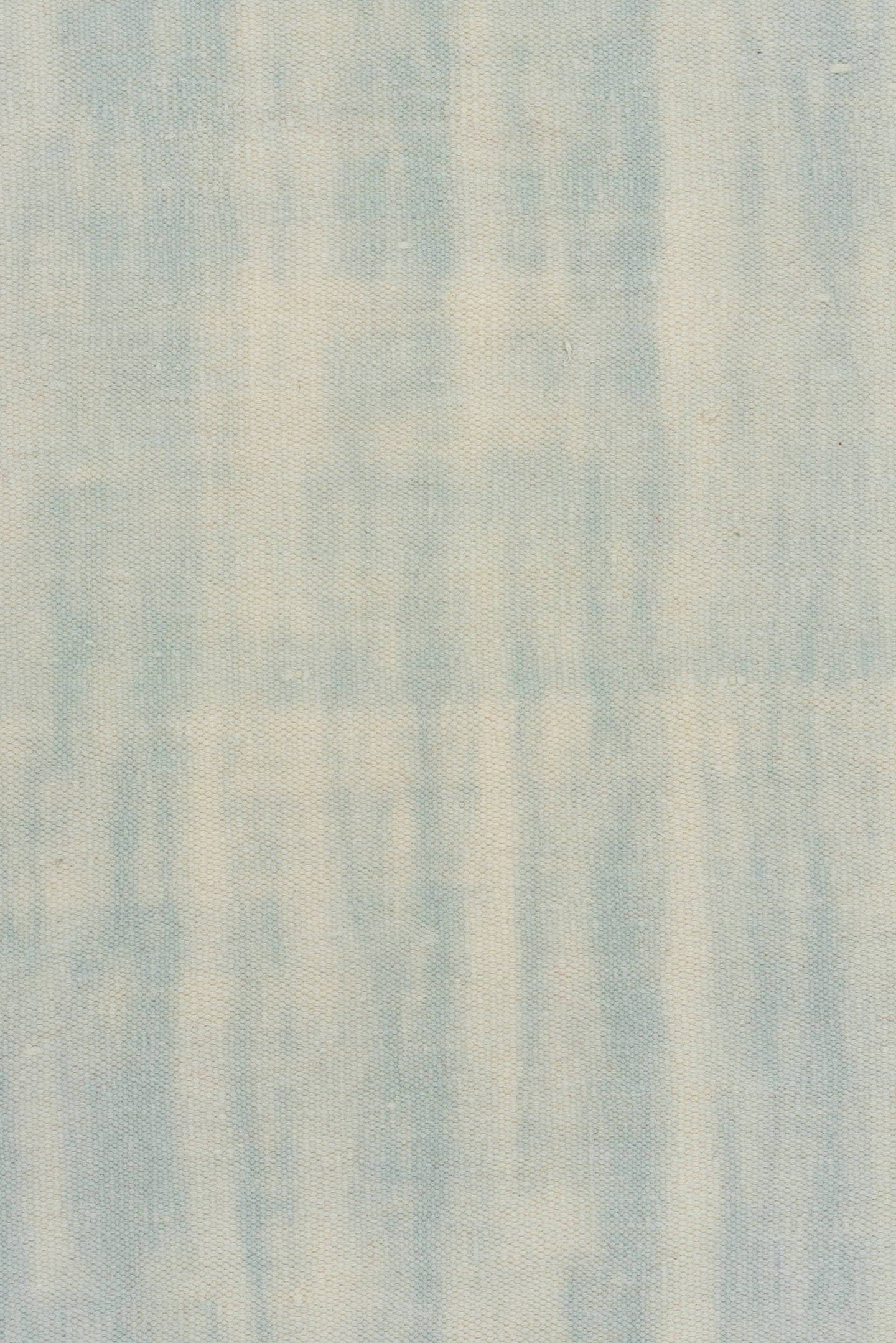 9' x 14' one-of-a-kind handmade antique Dhurrie large size rug. Color palette: ivory, pale blue, sky blue, light blue