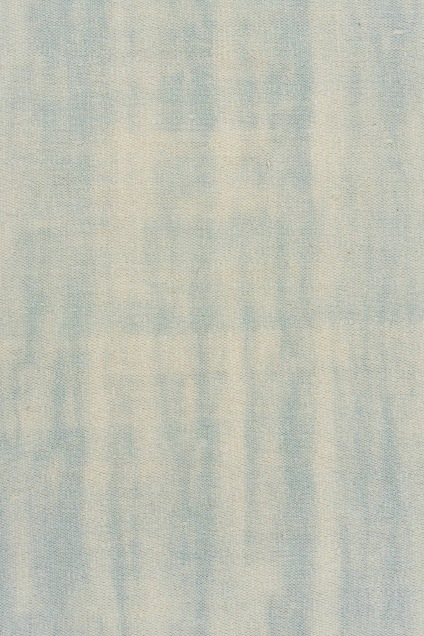 9' x 14' one-of-a-kind handmade antique Dhurrie large size rug. Color palette: ivory, pale blue, sky blue, light blue