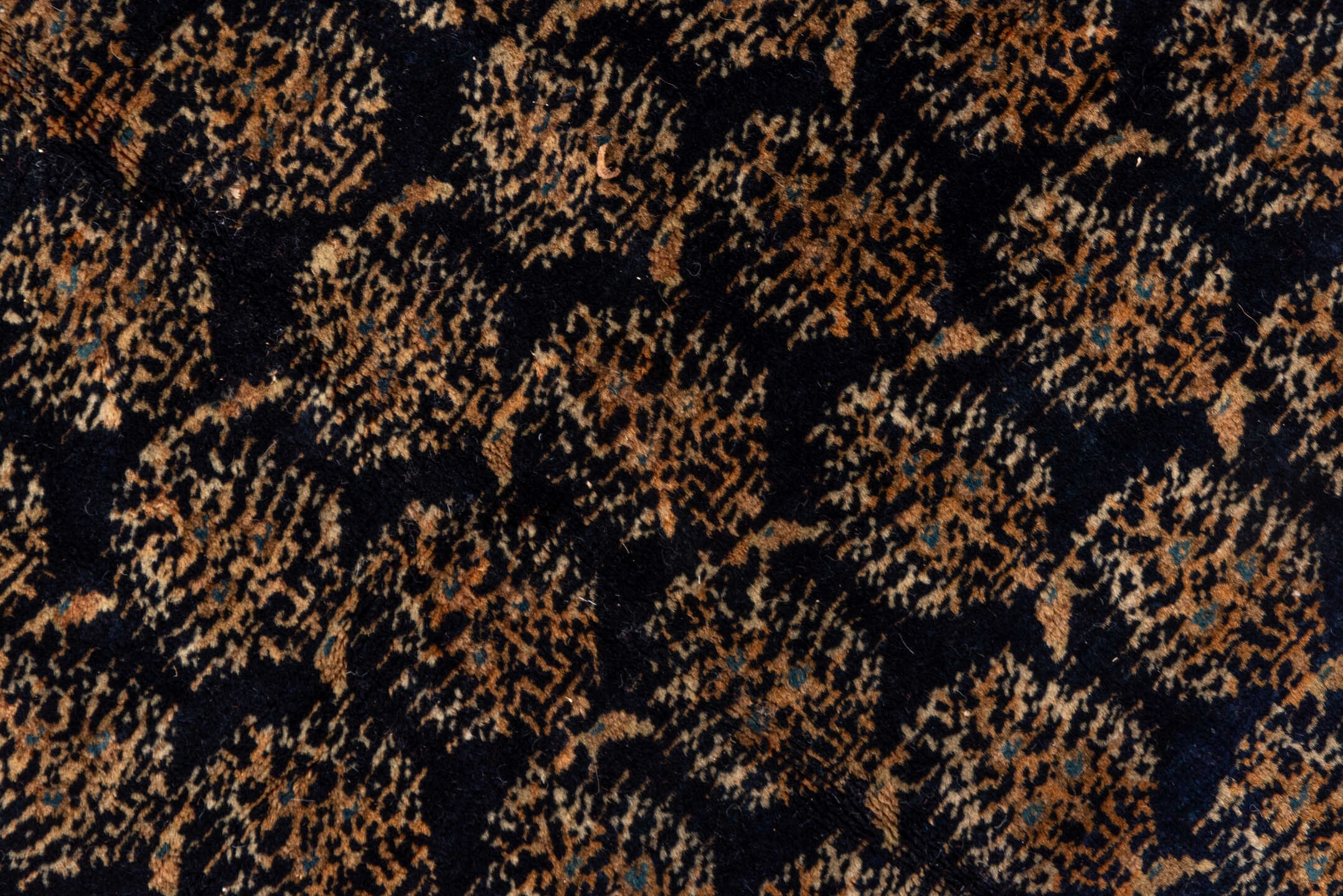 8' x 10' one-of-a-kind handmade antique Tabriz large size rug. Color palette: navy, camel, brown, ivory, rust, charcoal