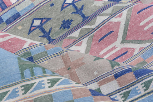 Antique Dhurrie Area Rug (9' x 11')