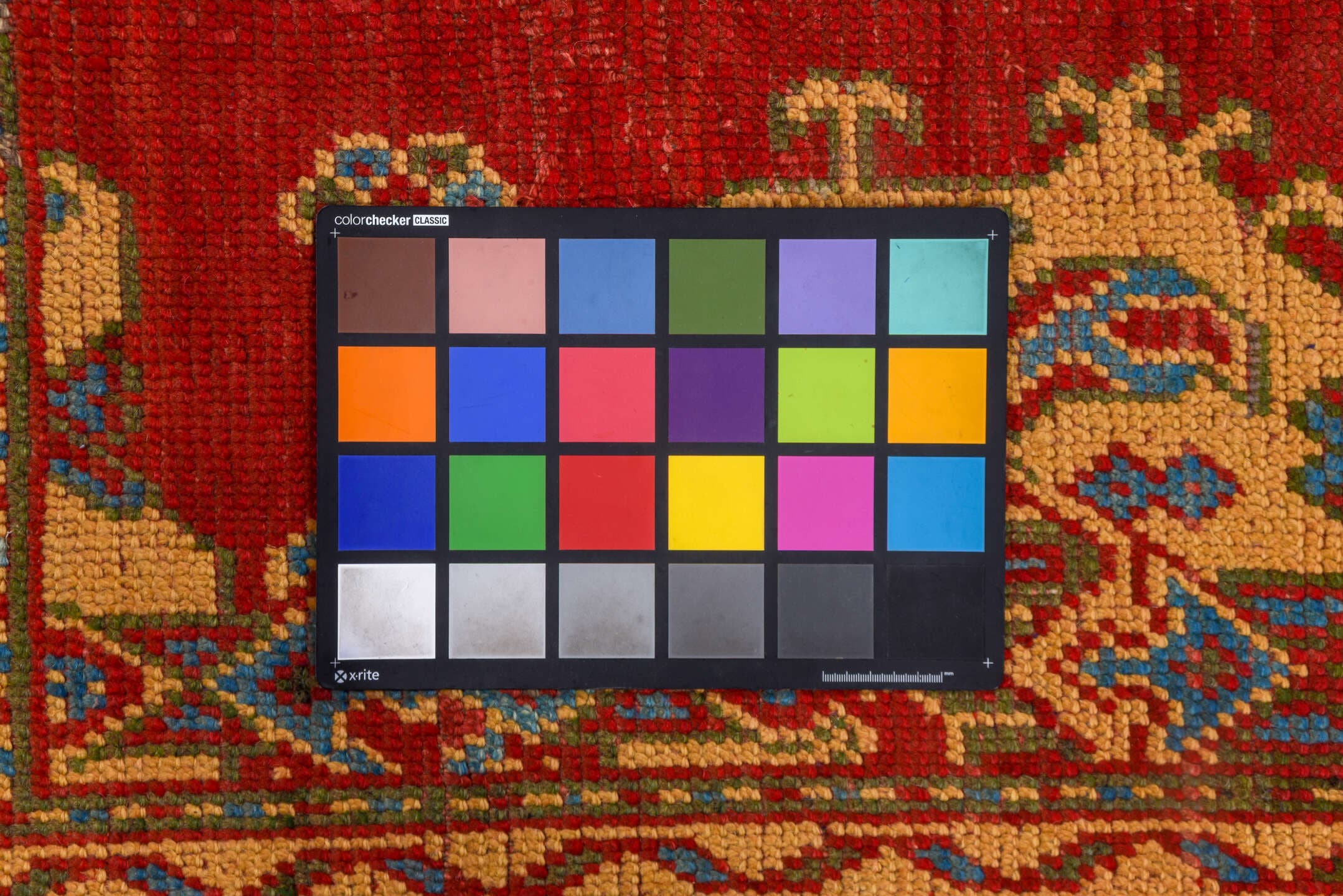6' x 11' one-of-a-kind handmade antique Oushak large size rug. Color palette: red, ivory, soft blue, camel, rust, slate