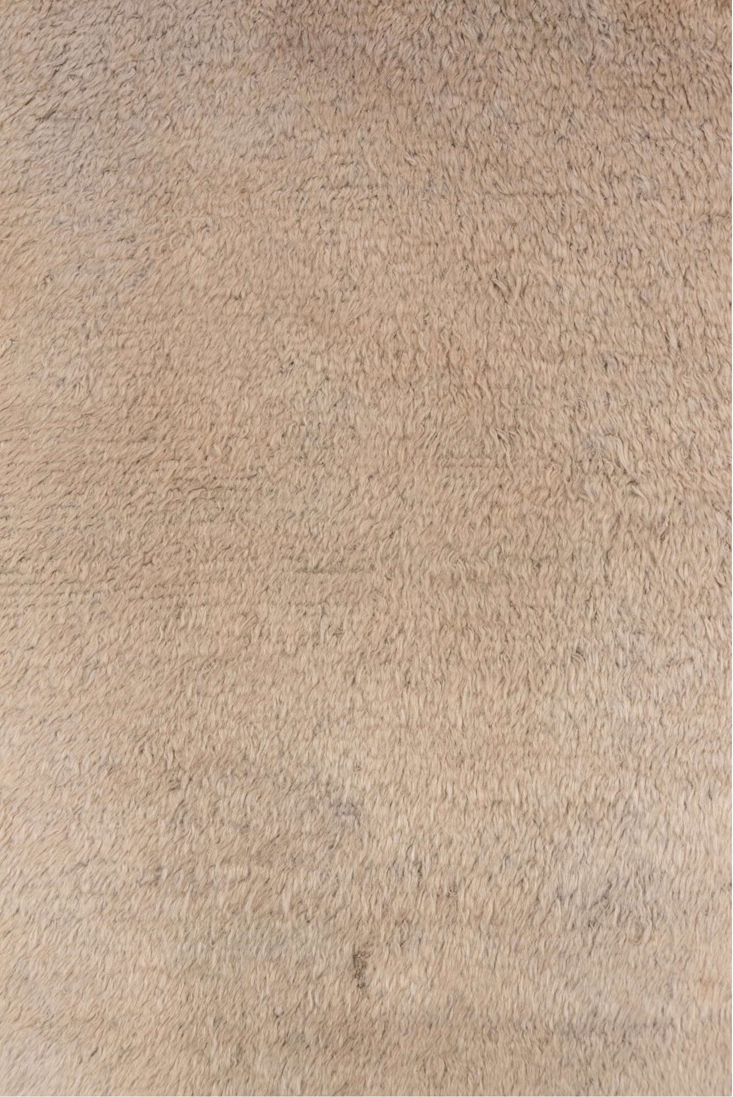 3' x 5' one-of-a-kind handmade vintage Tulu small size rug. Color palette: brown, gray, light gray, off-white, pink, snow