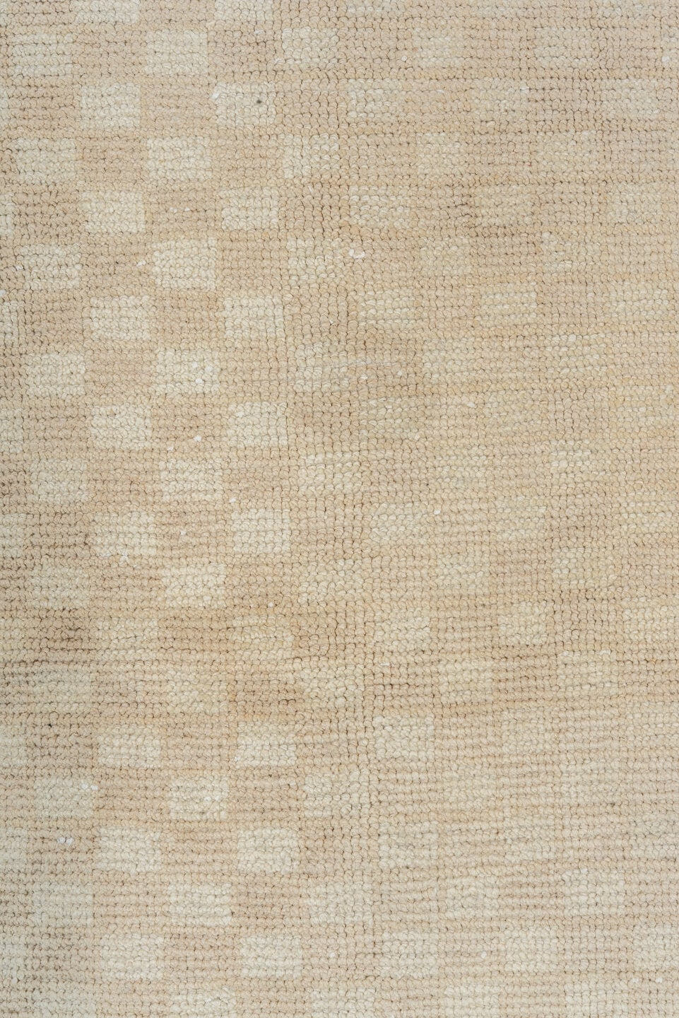 2' x 5' one-of-a-kind handmade vintage Oushak small size rug. Color palette: ivory, cream, beige, taupe, gray