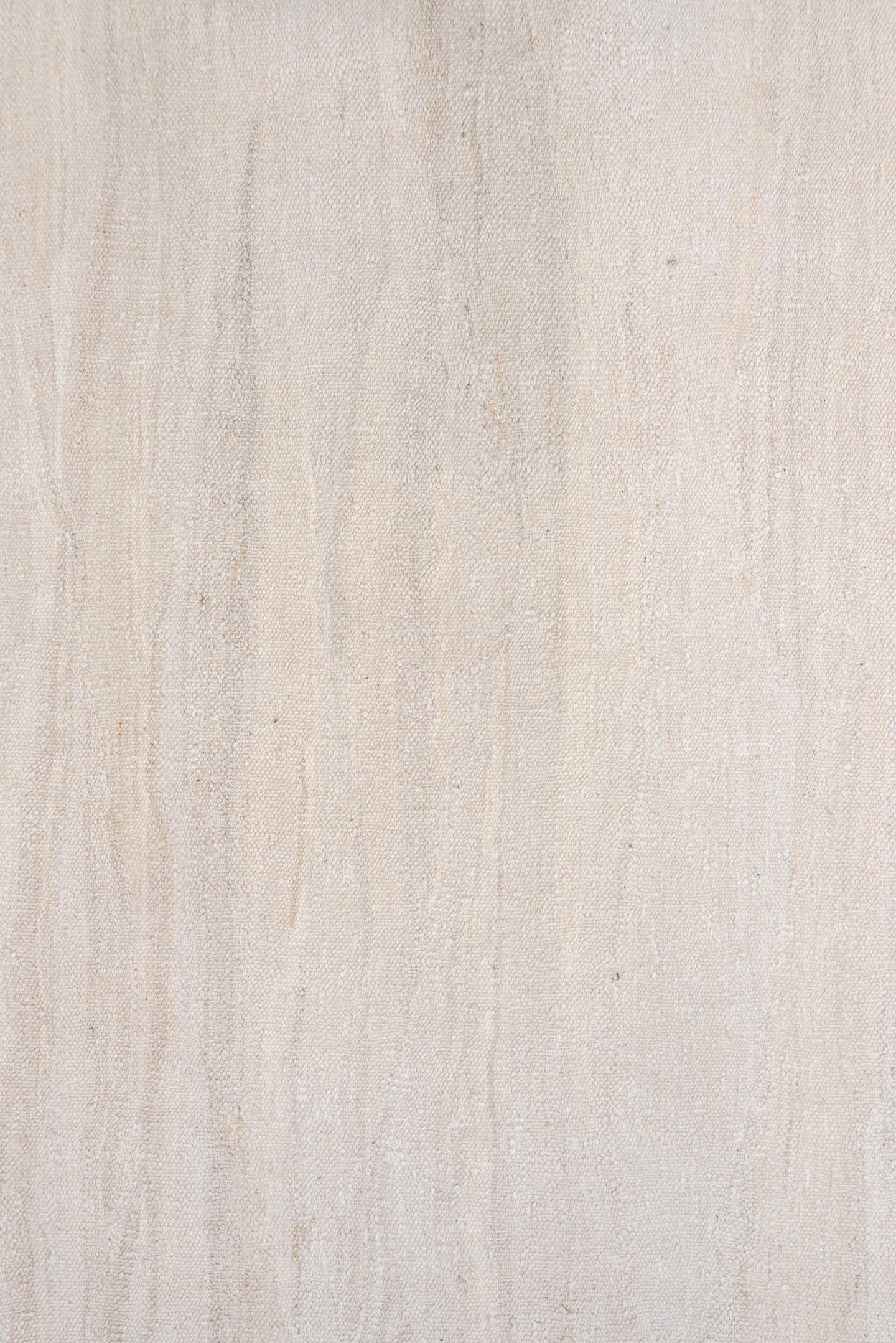 8' x 10' one-of-a-kind handmade vintage Kilim large size rug. Color palette: ivory, cream, beige, taupe, gray