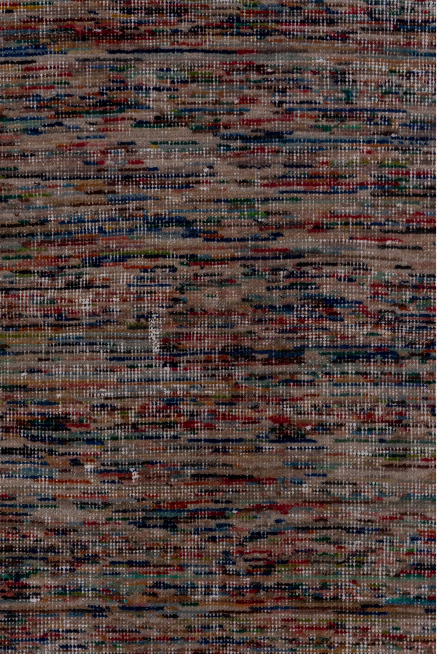 2' x 4' one-of-a-kind handmade vintage Oushak small size rug. Color palette: blush, ivory, muted blue, taupe, rust, sage