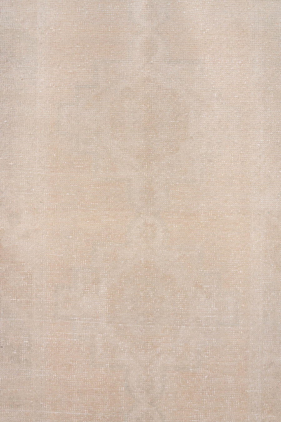 3' x 9' one-of-a-kind handmade vintage Oushak runner rug. Color palette: ivory, cream, beige, taupe, blush, gray, pink
