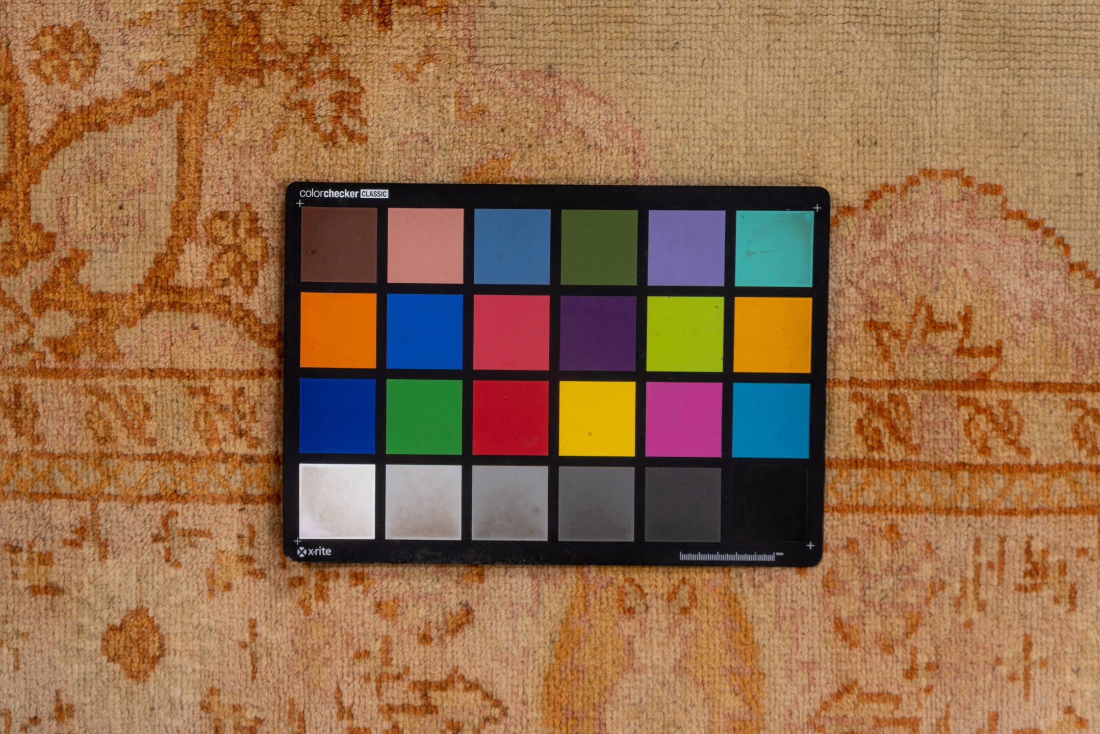 9' x 14' one-of-a-kind handmade vintage Oushak large size rug. Color palette: brown, off-white, orange, peru, saddle brown