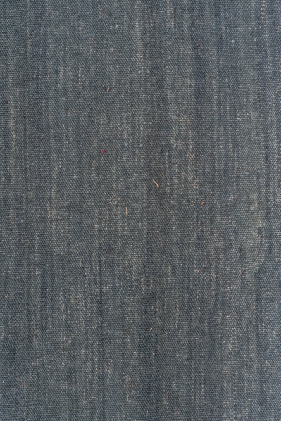 10' x 12' one-of-a-kind handmade vintage Kilim large size rug. Color palette: slate, blue, steel_blue, charcoal, gray, black