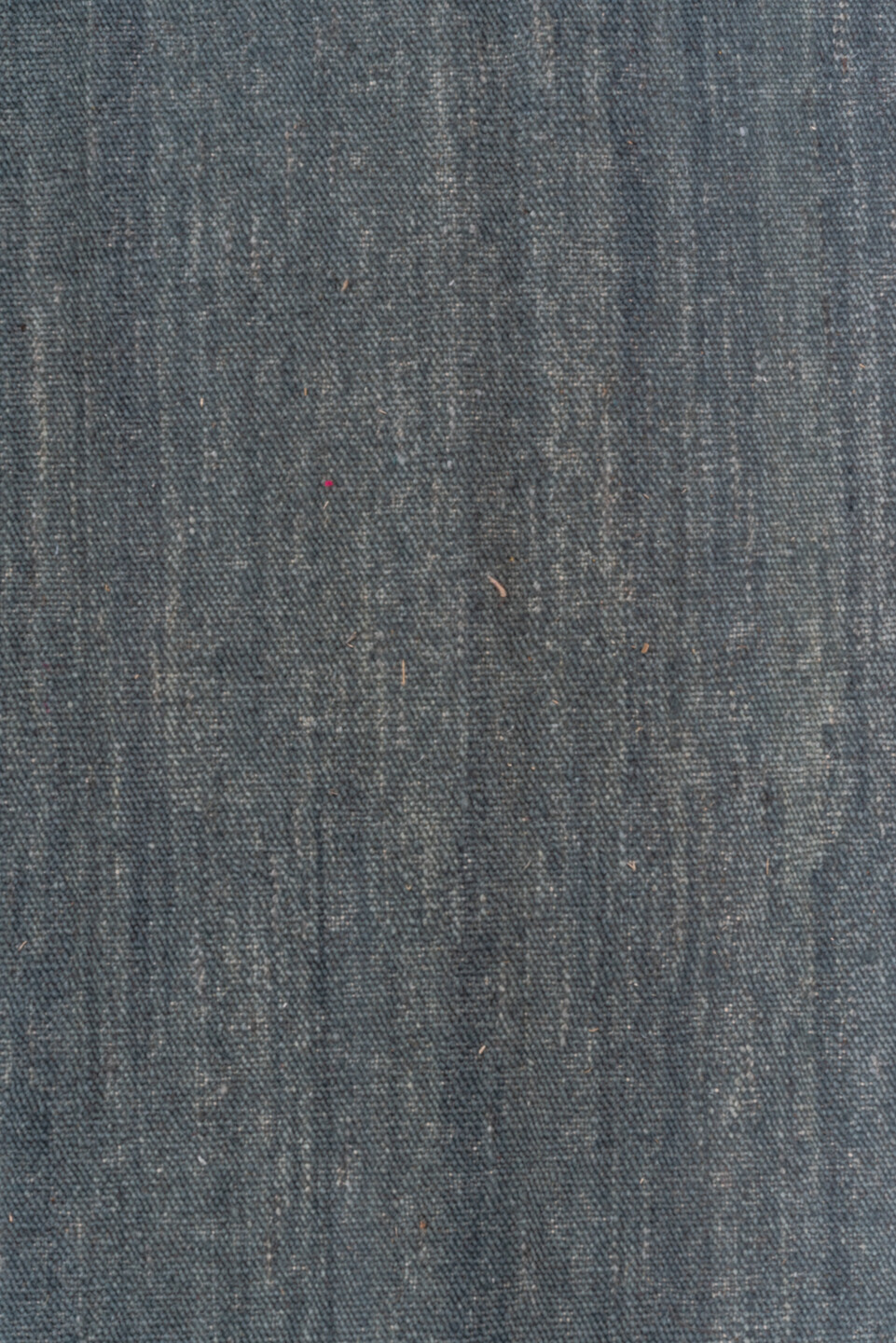 10' x 12' one-of-a-kind handmade vintage Kilim large size rug. Color palette: slate, blue, steel_blue, charcoal, gray, black