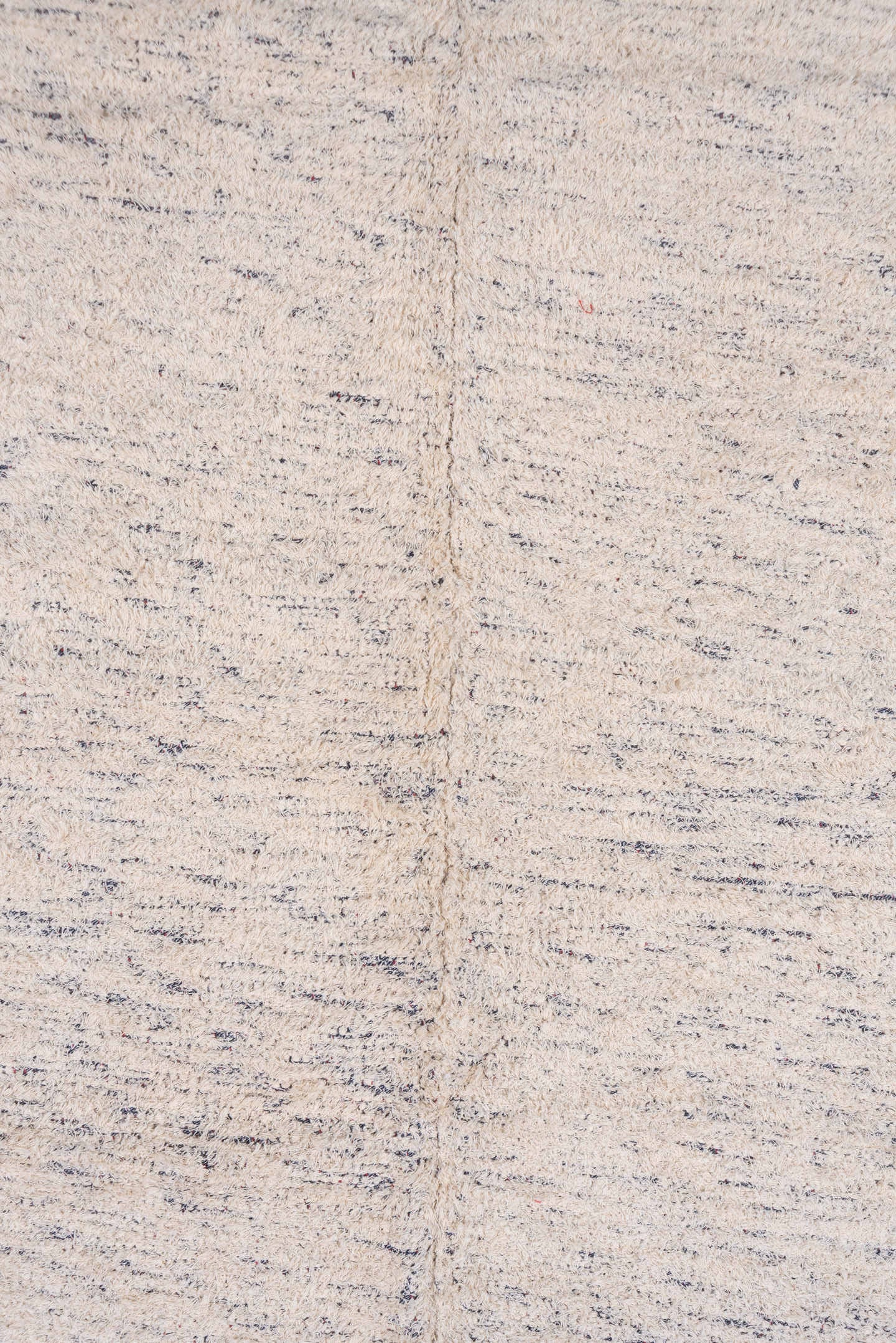 6' x 6' one-of-a-kind handmade vintage Kilim rug. Color palette: ivory, cream, light gray, taupe, beige, gray