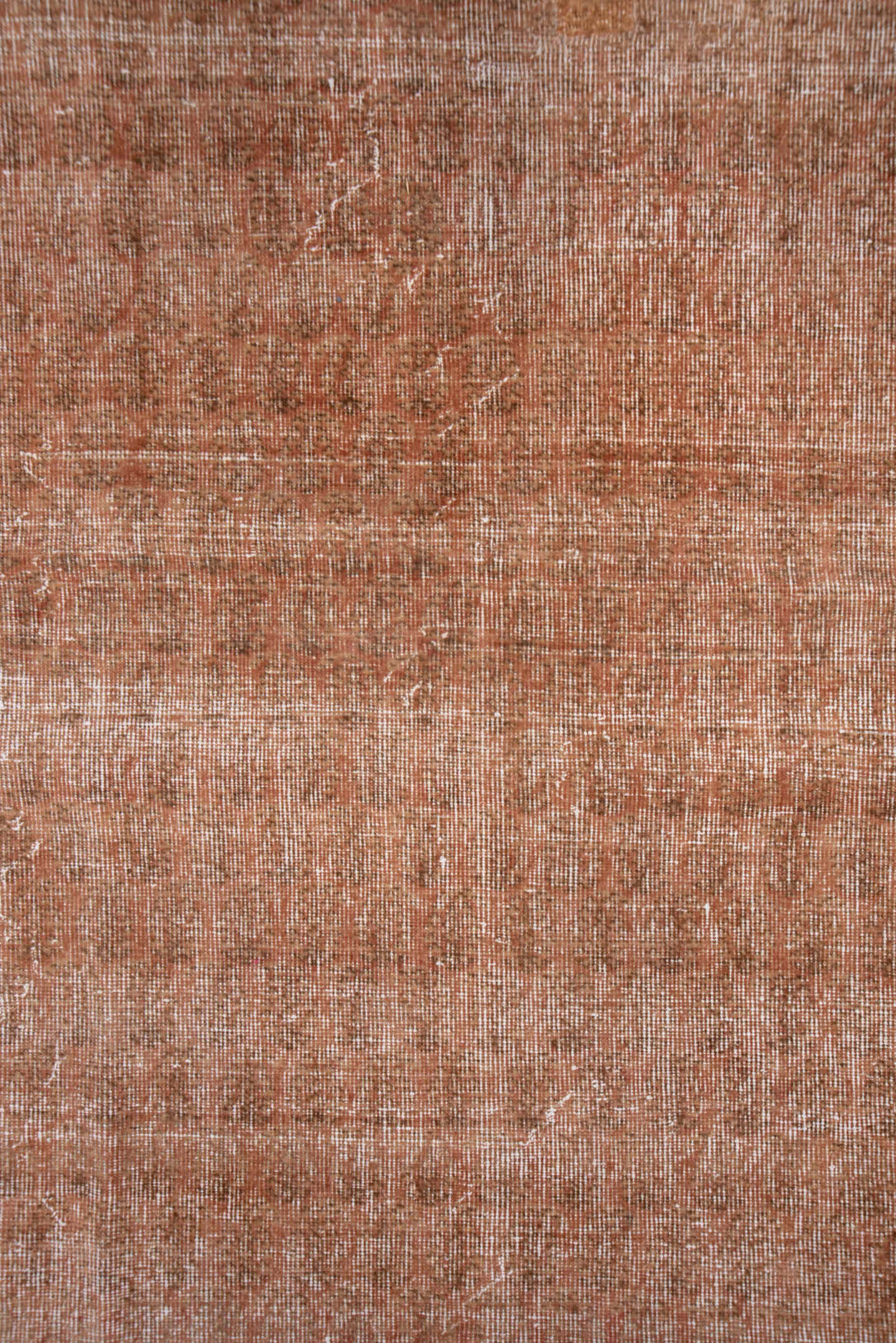 8' x 11' one-of-a-kind handmade vintage Oushak large size rug. Color palette: blush, ivory, rose, taupe, beige, pink, red