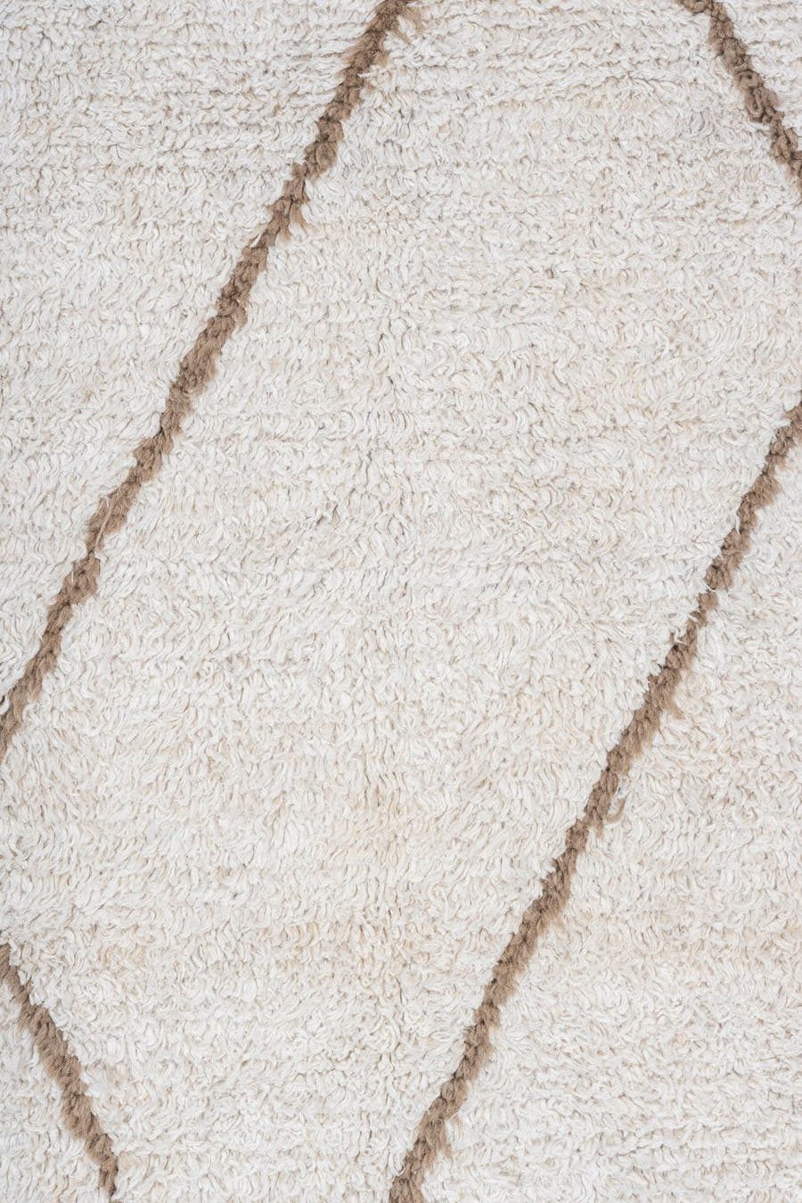 3' x 14' one-of-a-kind handmade vintage Moroccan runner rug. Color palette: ivory, taupe, cream, beige, gray