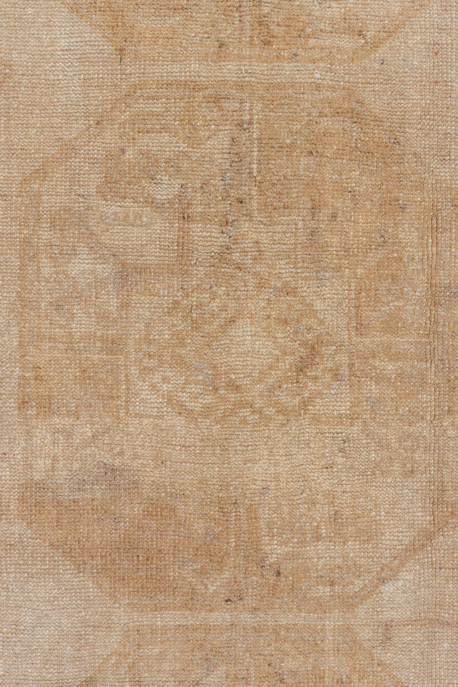 8' x 11' one-of-a-kind handmade vintage Afghan large size rug. Color palette: camel, beige, taupe, sand, ivory, gray