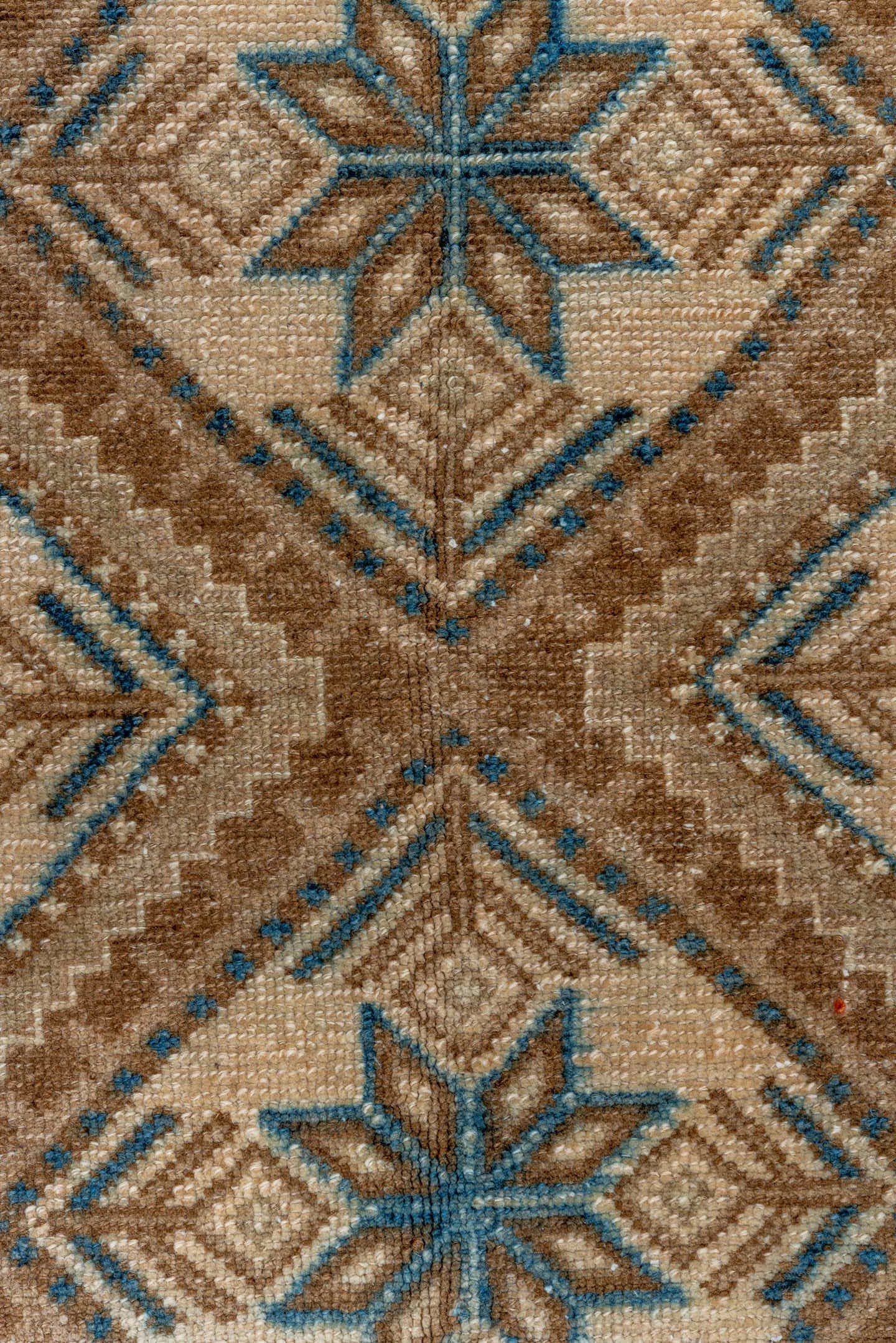 7' x 9' one-of-a-kind handmade vintage Malayer rug. Color palette: ivory, taupe, brown, sky blue, camel, slate, beige, gray