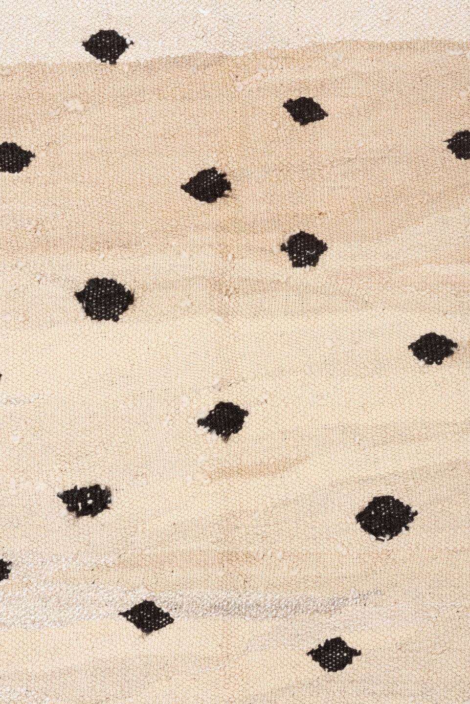 6' x 9' one-of-a-kind handmade vintage Kilim medium size rug. Color palette: ivory, beige, cream, charcoal, taupe, gray