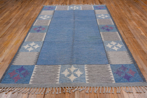 Vintage Rollaken Area Rug (6' x 9')