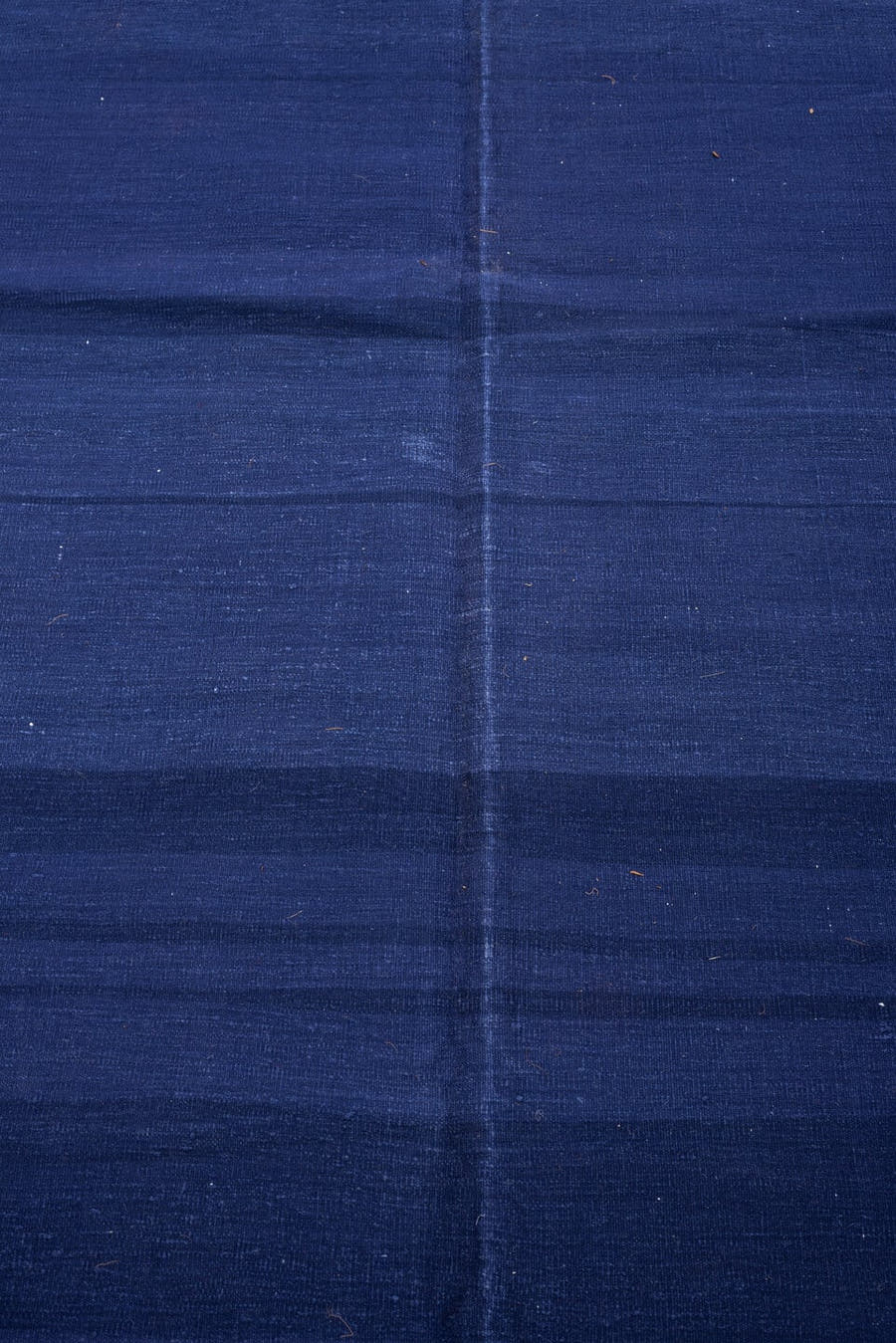 9' x 15' one-of-a-kind handmade antique Cot Dhurrie rug. Color palette: indigo, coral, rose, navy, ivory, purple, terracotta