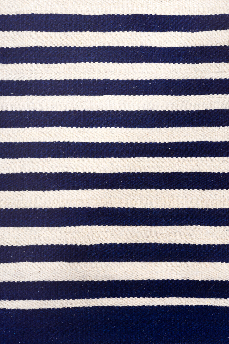 8' x 10' one-of-a-kind handmade vintage Kilim large size rug. Color palette: indigo, ivory, purple