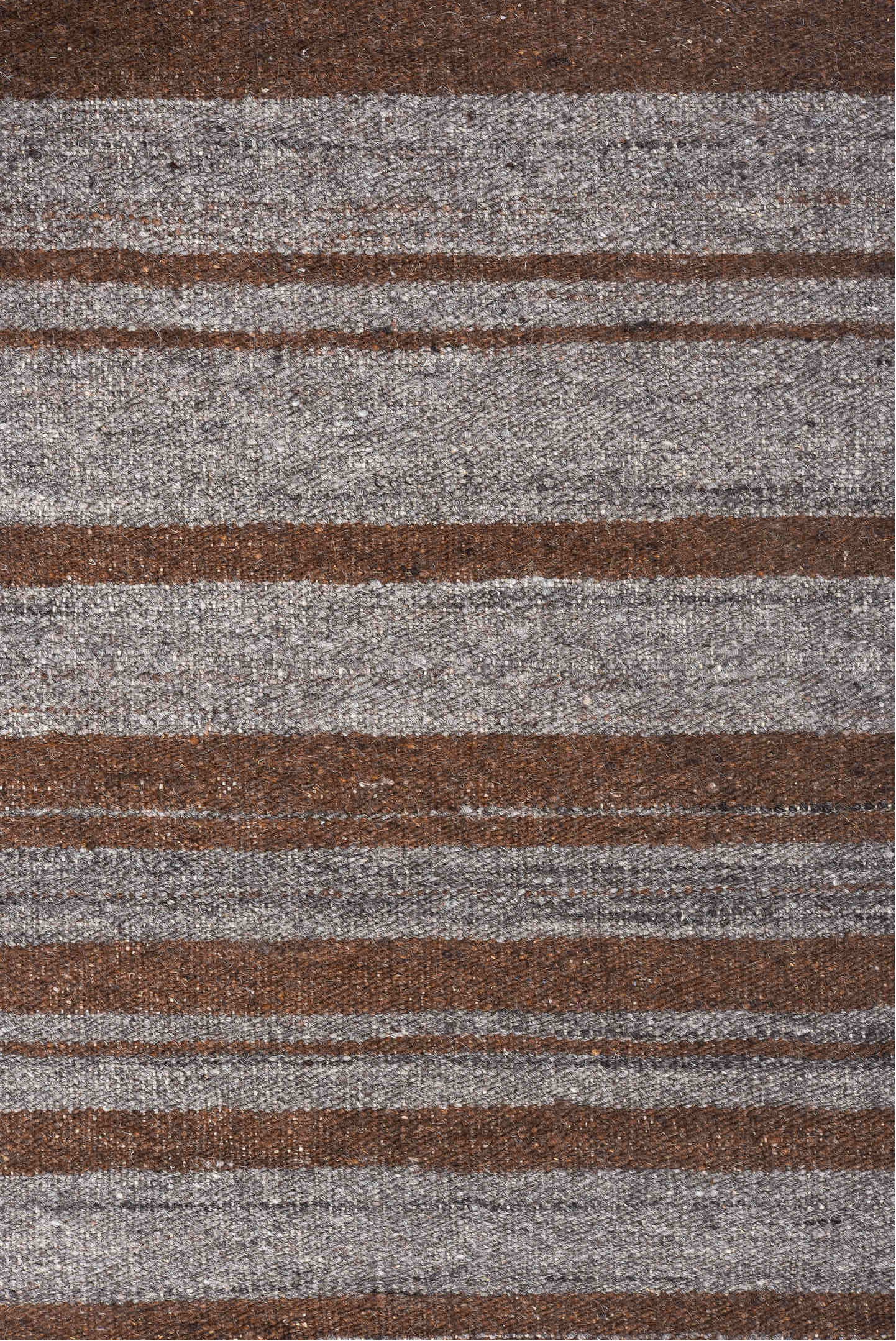 2' x 15' one-of-a-kind handmade vintage Kilim runner rug. Color palette: taupe, brown, charcoal, camel, beige, gray, black
