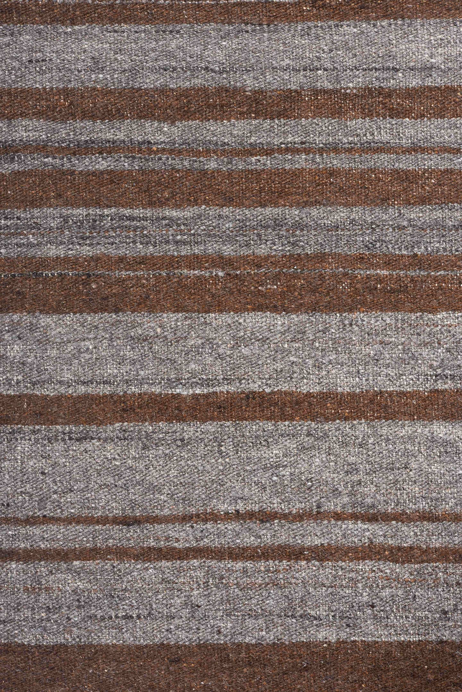 2' x 15' one-of-a-kind handmade vintage Kilim runner rug. Color palette: taupe, brown, charcoal, camel, beige, gray, black