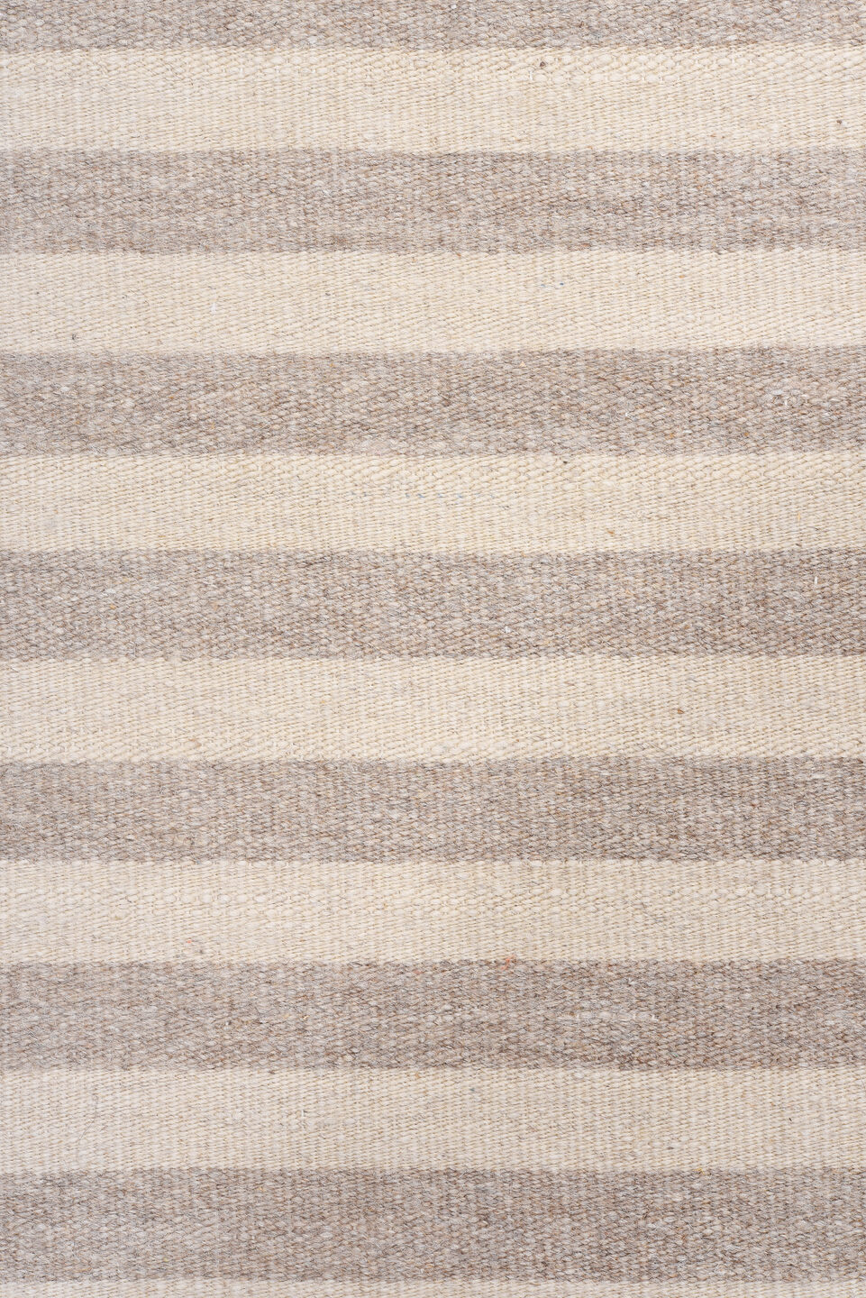 10' x 13' one-of-a-kind handmade vintage Kilim large size rug. Color palette: ivory, taupe, beige, gray