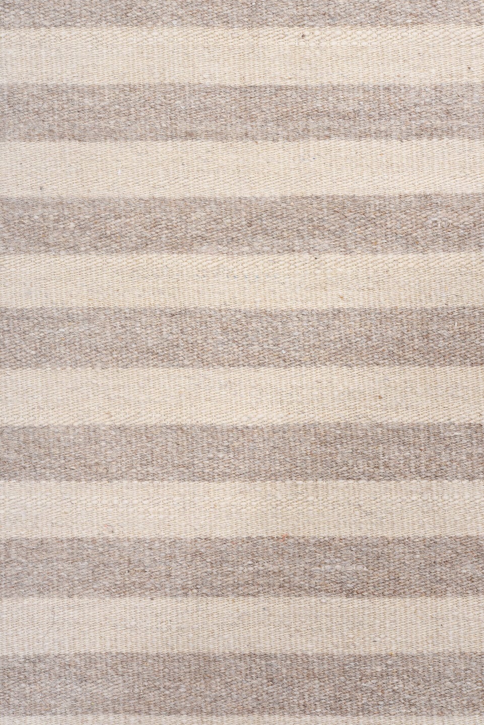 10' x 13' one-of-a-kind handmade vintage Kilim large size rug. Color palette: ivory, taupe, beige, gray