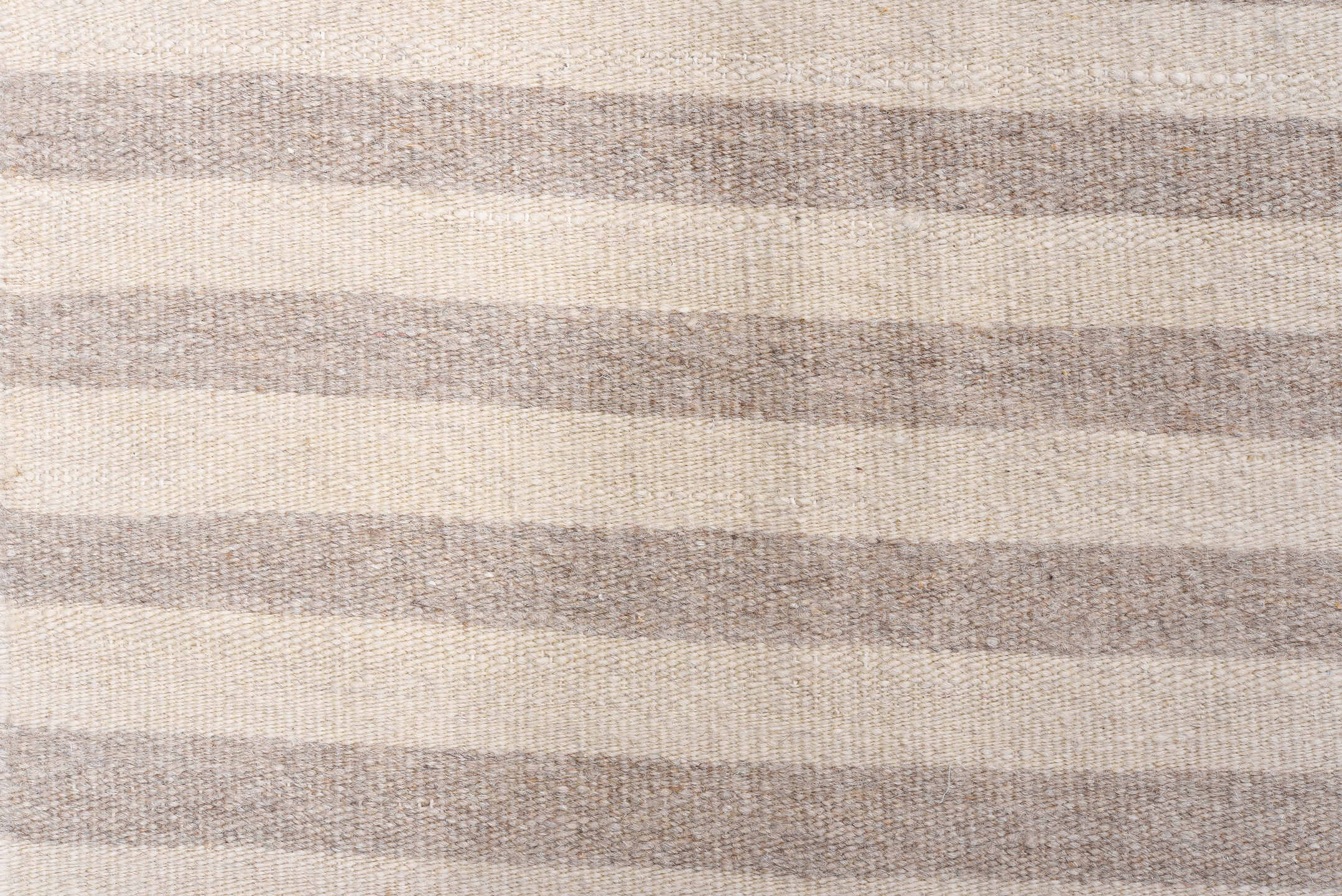 10' x 13' one-of-a-kind handmade vintage Kilim large size rug. Color palette: ivory, taupe, beige, gray