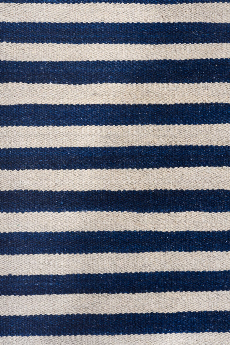 7' x 10' one-of-a-kind handmade vintage Kilim large size rug. Color palette: indigo, ivory, purple
