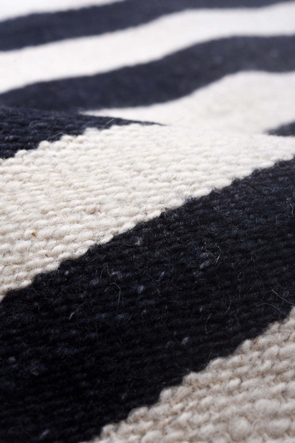 10' x 14' one-of-a-kind handmade vintage Kilim large size rug. Color palette: ivory, charcoal, gray, black
