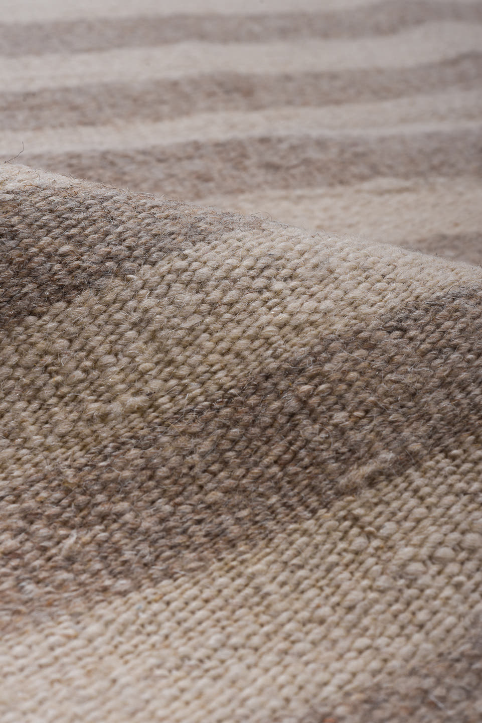 8' x 12' one-of-a-kind handmade vintage Kilim large size rug. Color palette: ivory, taupe, beige, light gray, gray