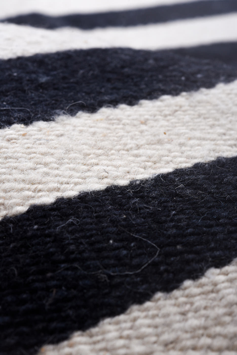 8' x 12' one-of-a-kind handmade vintage Kilim large size rug. Color palette: ivory, charcoal, gray, black