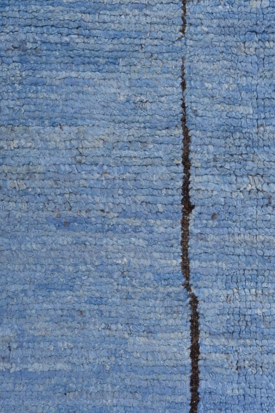 8' x 10' one-of-a-kind handmade vintage Tulu large size rug. Color palette: light blue, brown, taupe, ivory, beige, gray