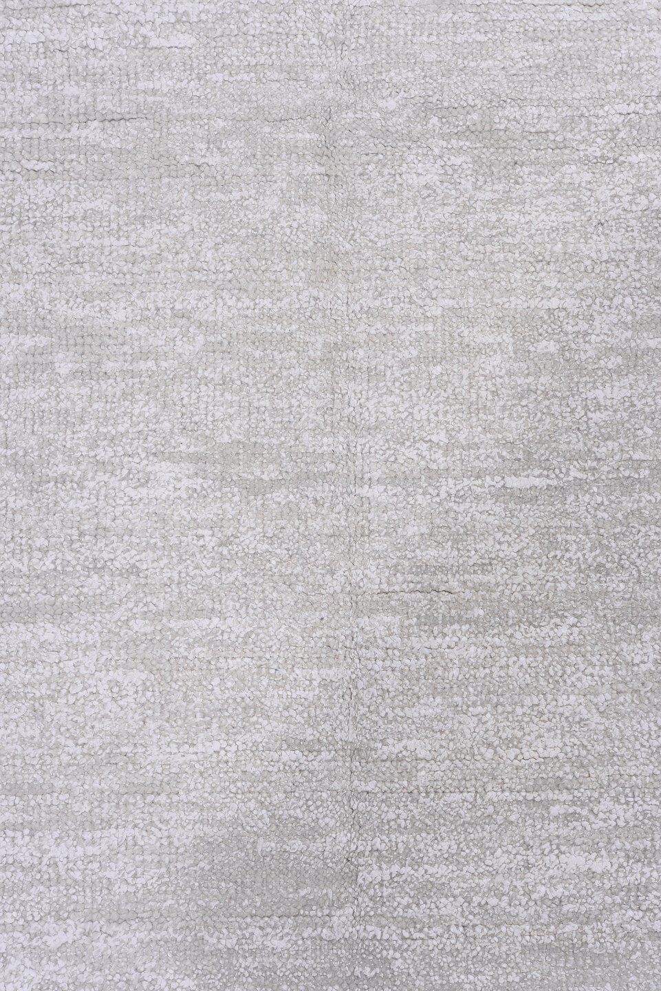 8' x 11' one-of-a-kind handmade vintage Sari Silk large size rug. Color palette: ivory, cream, taupe, beige, gray