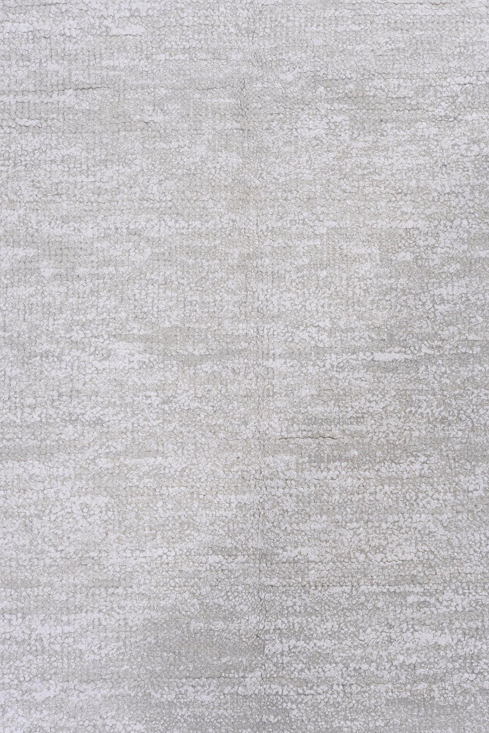 8' x 11' one-of-a-kind handmade vintage Sari Silk large size rug. Color palette: ivory, cream, taupe, beige, gray