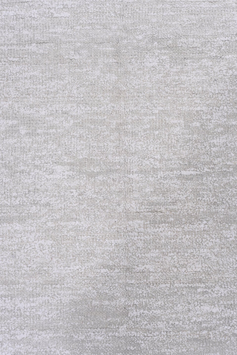 8' x 11' one-of-a-kind handmade vintage Sari Silk large size rug. Color palette: ivory, cream, taupe, beige, gray