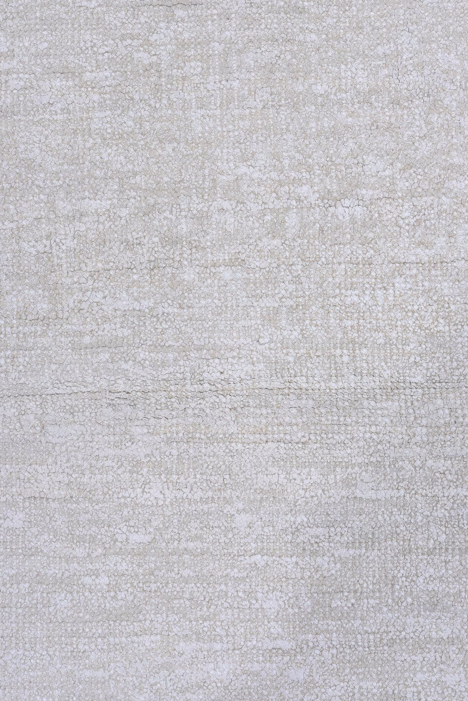 9' x 13' one-of-a-kind handmade vintage Sari Silk large size rug. Color palette: ivory, cream, taupe, beige, gray