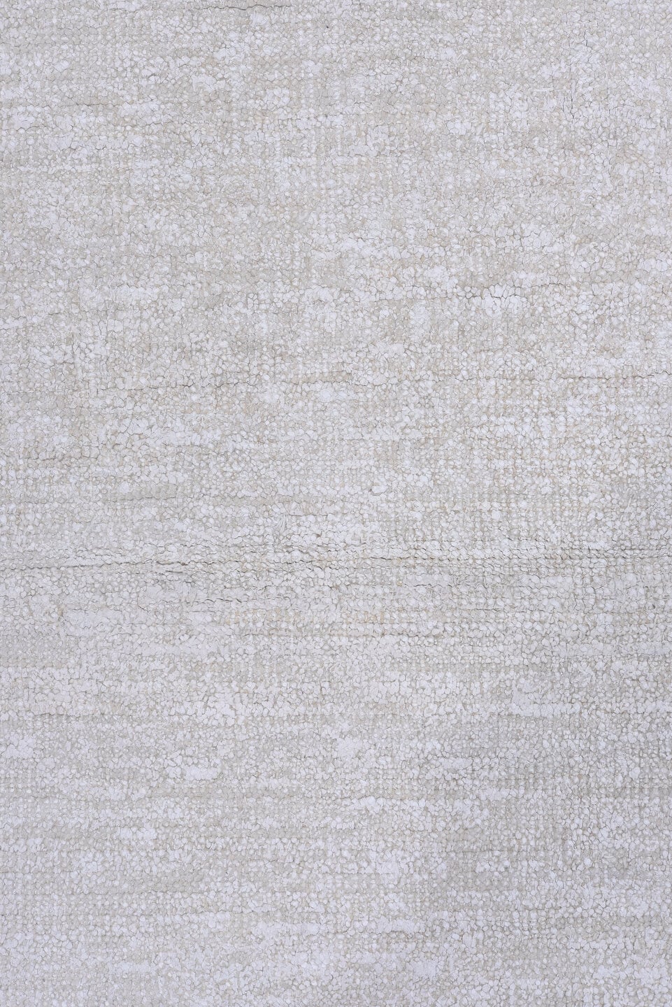 9' x 13' one-of-a-kind handmade vintage Sari Silk large size rug. Color palette: ivory, cream, taupe, beige, gray