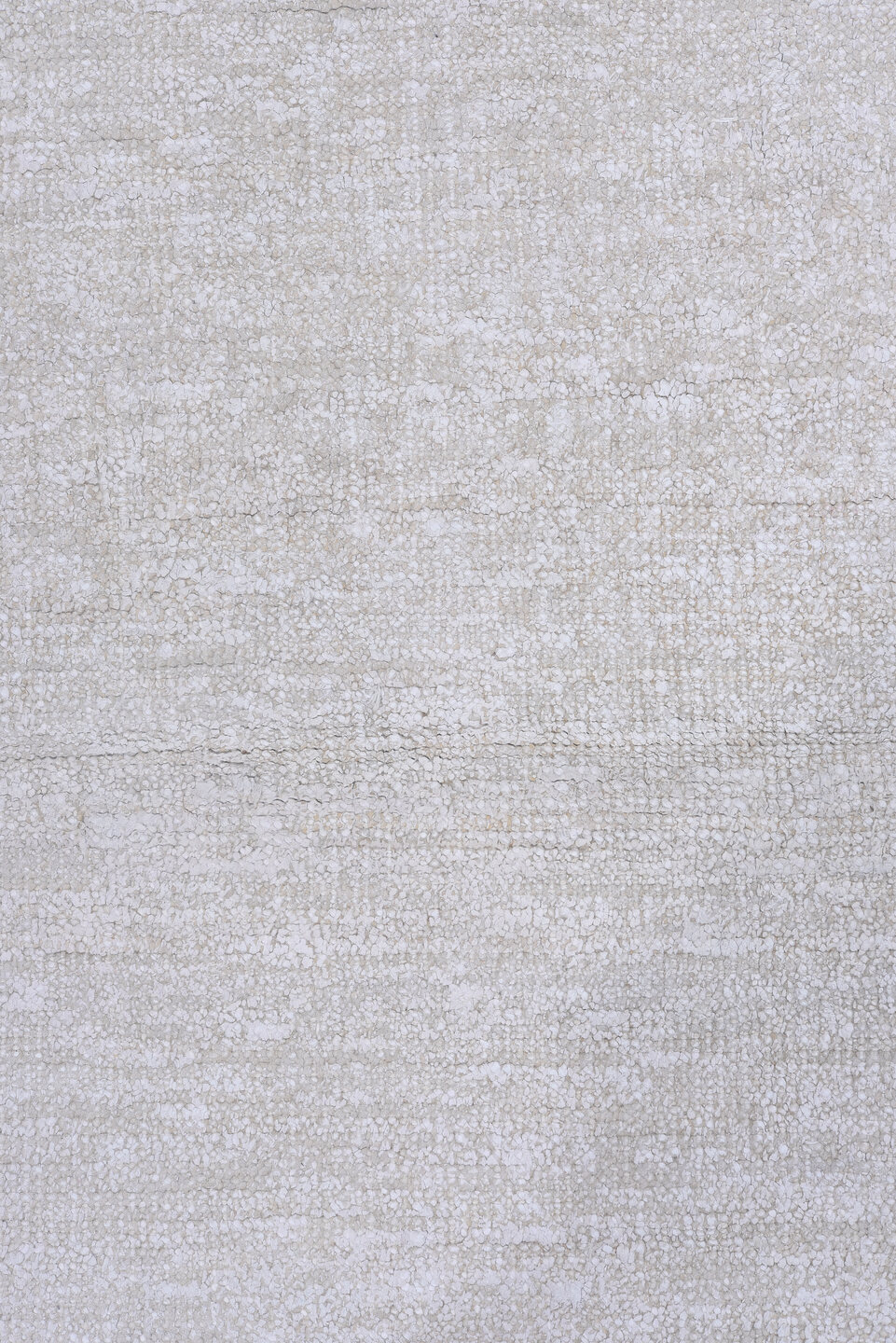 9' x 13' one-of-a-kind handmade vintage Sari Silk large size rug. Color palette: ivory, cream, taupe, beige, gray